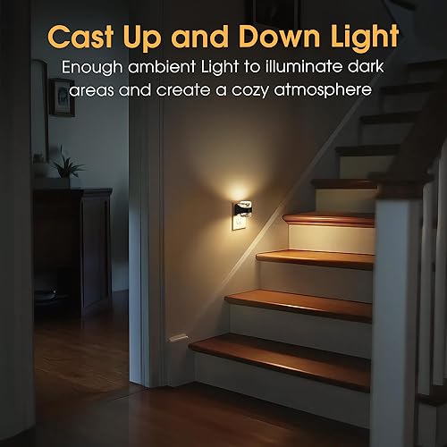 Miniatura 2 de Briignite Luz nocturna LED enchufable a la pared paquete de 2 Luz nocturna regulable con diseño de burbujas 3000K4000K5000K y 3 niveles de brillo