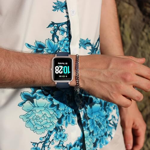 Miniatura 9 de NewJourney ID205L - Bandas de repuesto de silicona suave de 0748in para Veryfitpro ID205 ID205L ID205U ID205S ID205G ID215G ID216 SW020 SW021 SW023