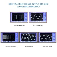 Vista 4 de Kit generador de señal, XR2206, generador de señal de función precisa, módulo de frecuencia, kit de bricolaje, triángulo sinusoidal, salida