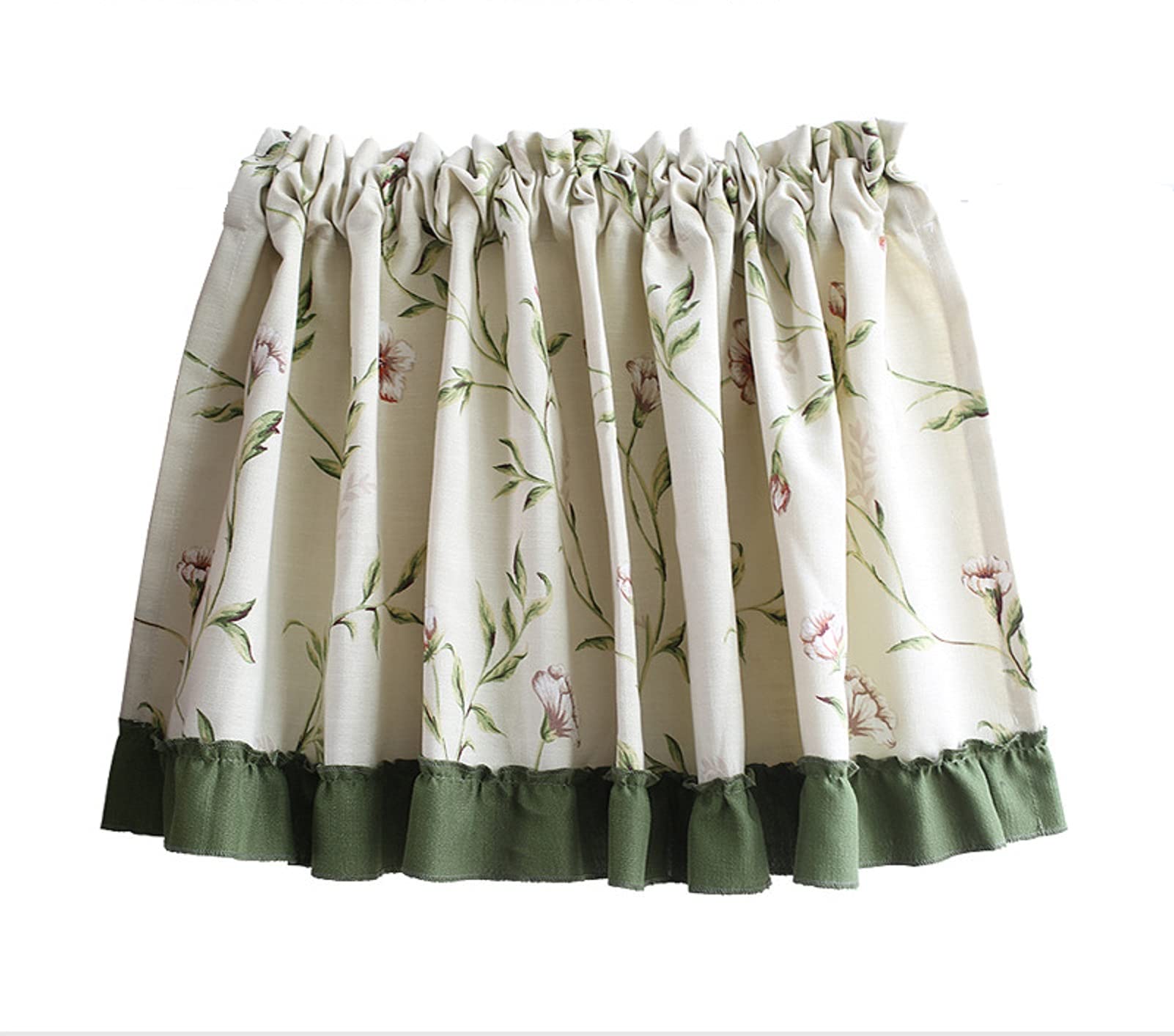 Tende da Cucina Café Floreale Tende da Cucina Breve Finestra Tenda Valance per il Bagno Soggiorno 130x80cm