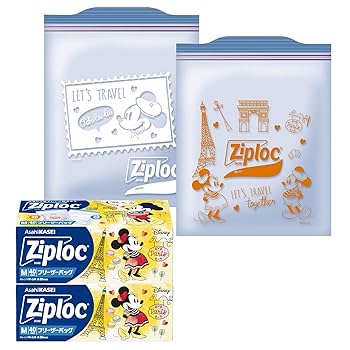 Amazon.co.jp: 【限定デザイン】ジップロック フリーザーバッグ