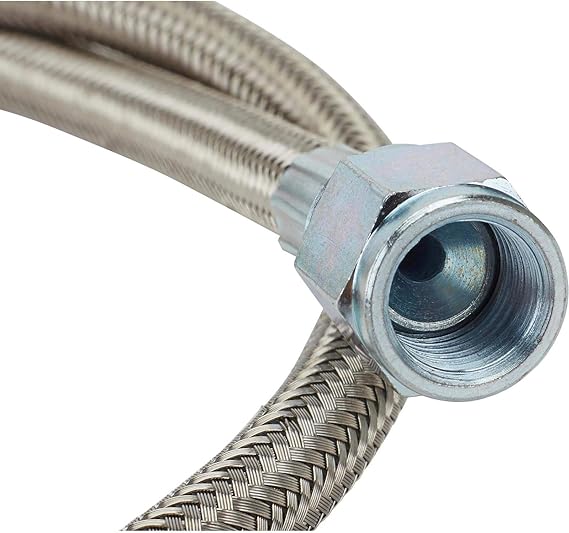Amazon Com 36 Inch Braided S S Brake Line Straight An4 Automotive