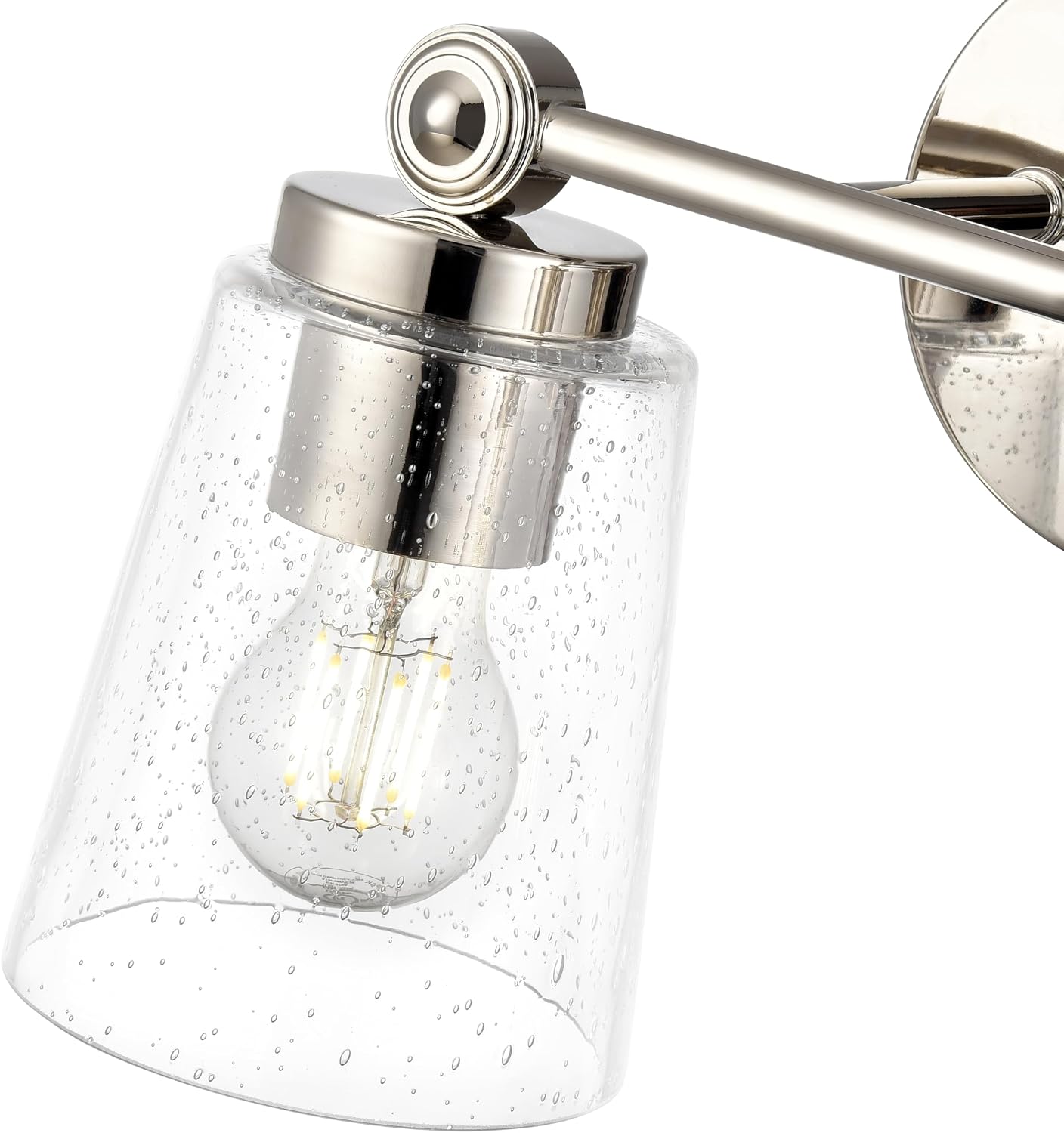 ML Lighting 22002-PN Lauryn 13.5" Wide 2-Light Vanity - Polished Nickel