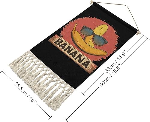 Miniatura 2 de Cool Banana 80s Retro Poster Hanging Kit for Walls Arts Canvas Artwork Decor