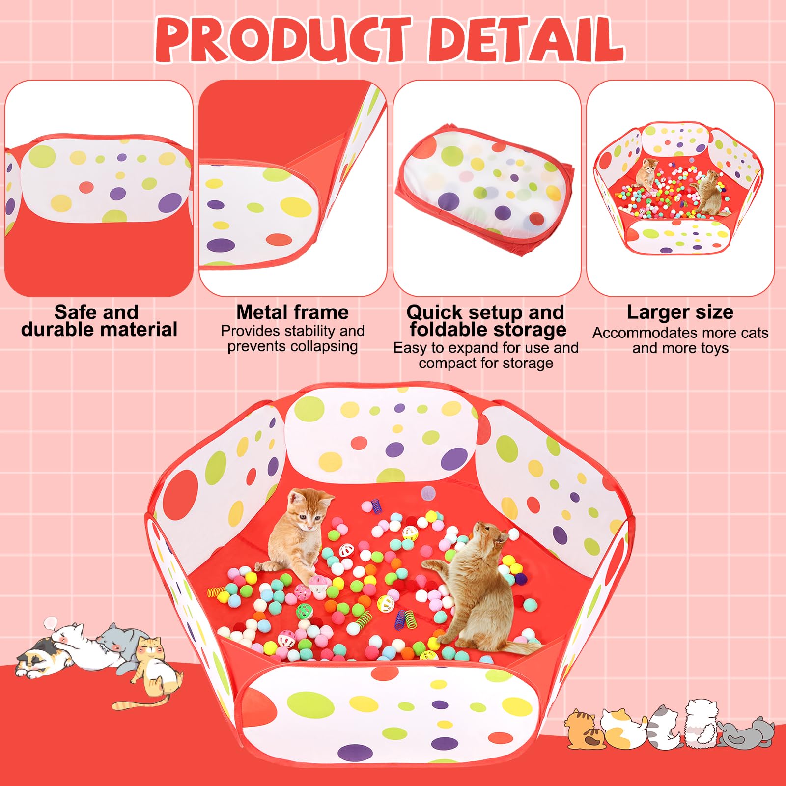 YEXEXINM Cat Ball Pit - Image 3
