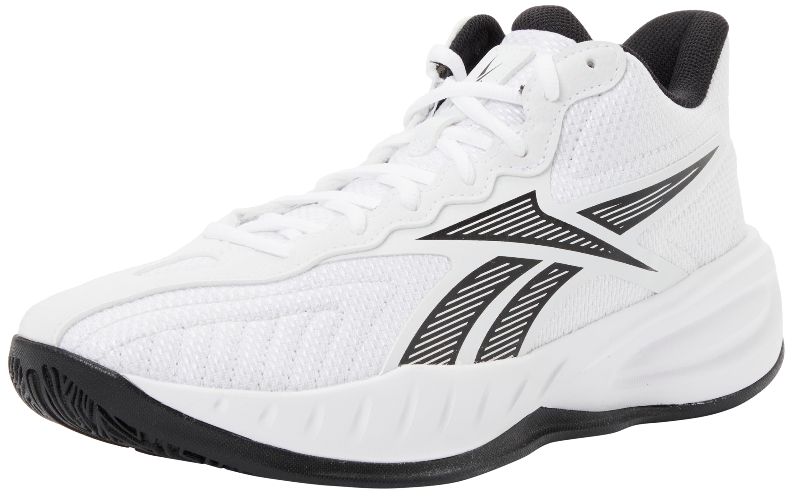 Reebok Unisex Press Trainers, White Core Black Barely Grey, 8 UK
