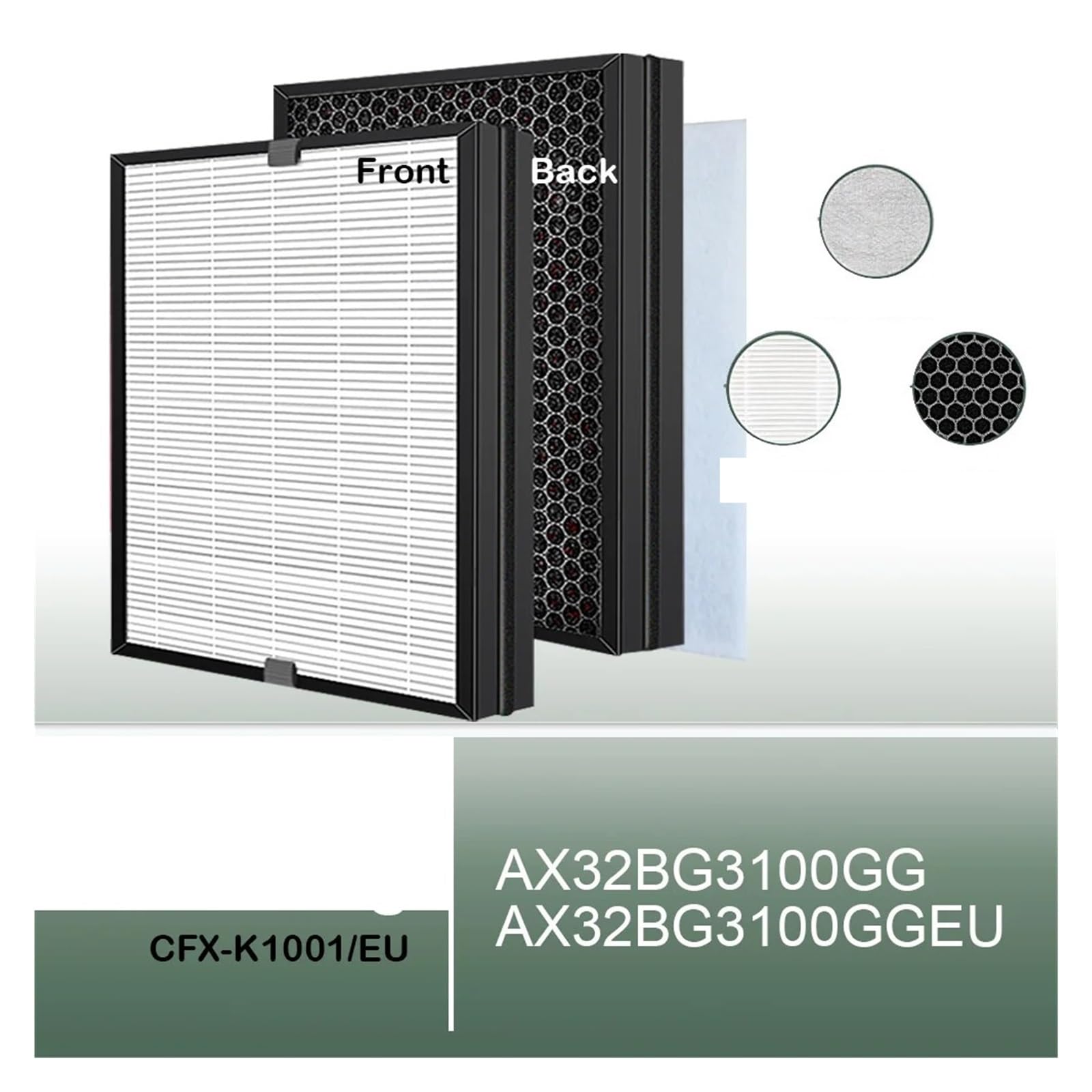 Filtro De Carbón HEPA De Repuesto Compatible Con Samsung AX32BG3100GG