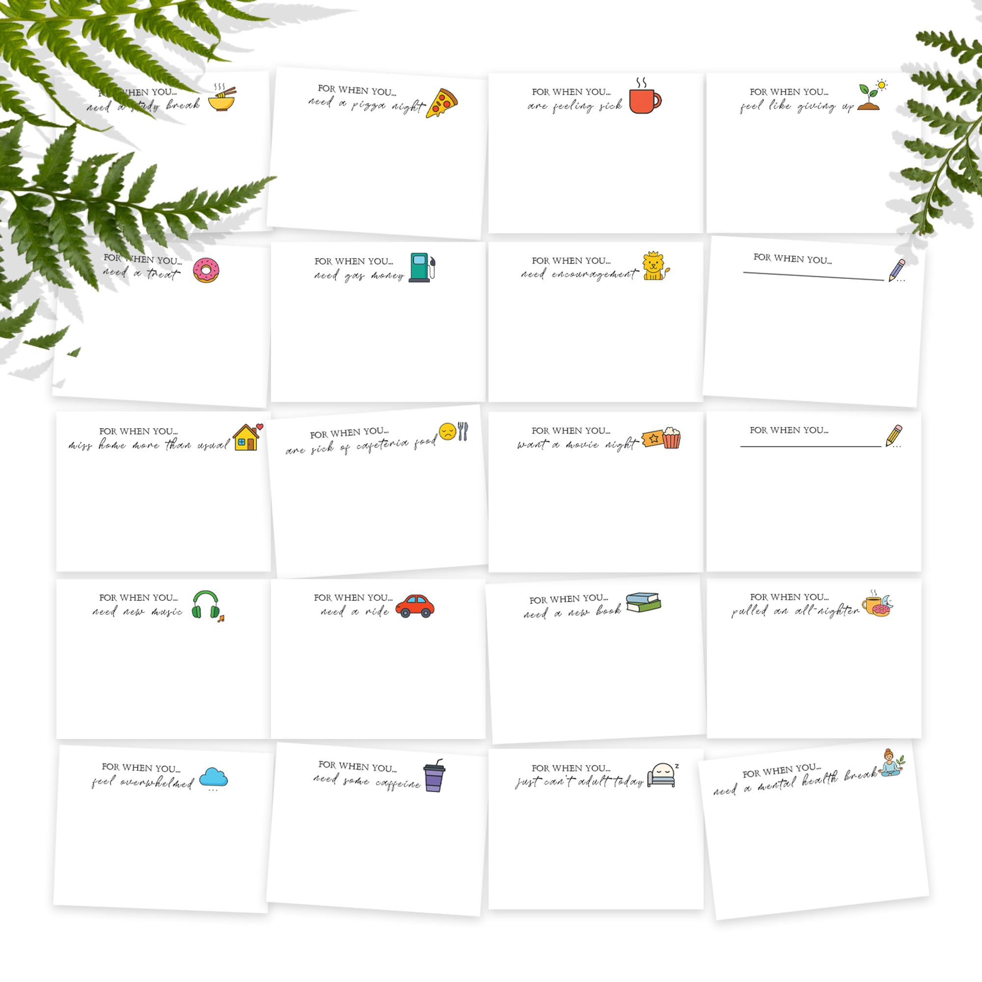 Geschenkkartenbuch, offen für Studenten, College-Pflegepaket, College-Geschenke, College-Geschenkkartenbuch 2025 und Geldhalter für Studenten, personalisiertes College-Geschenk für Mädchen