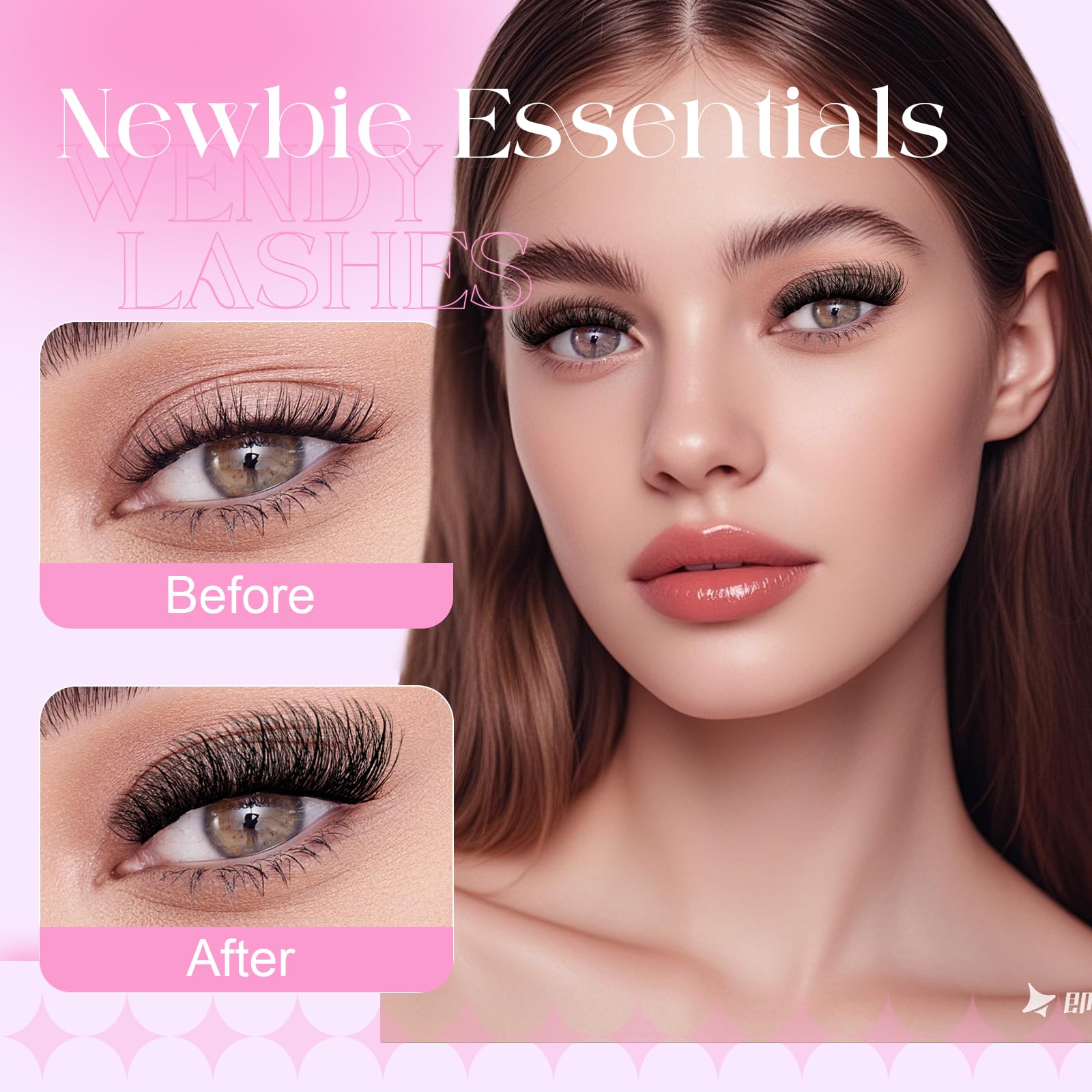 Cluster Lashes 3D Effect Individual Eyelashes Natural FD18-10-18mm Mixed Wispy Lash Clusters Reusable DIY Lash Extension at Home(FKDP-lash-FD18-3D) - Image 3