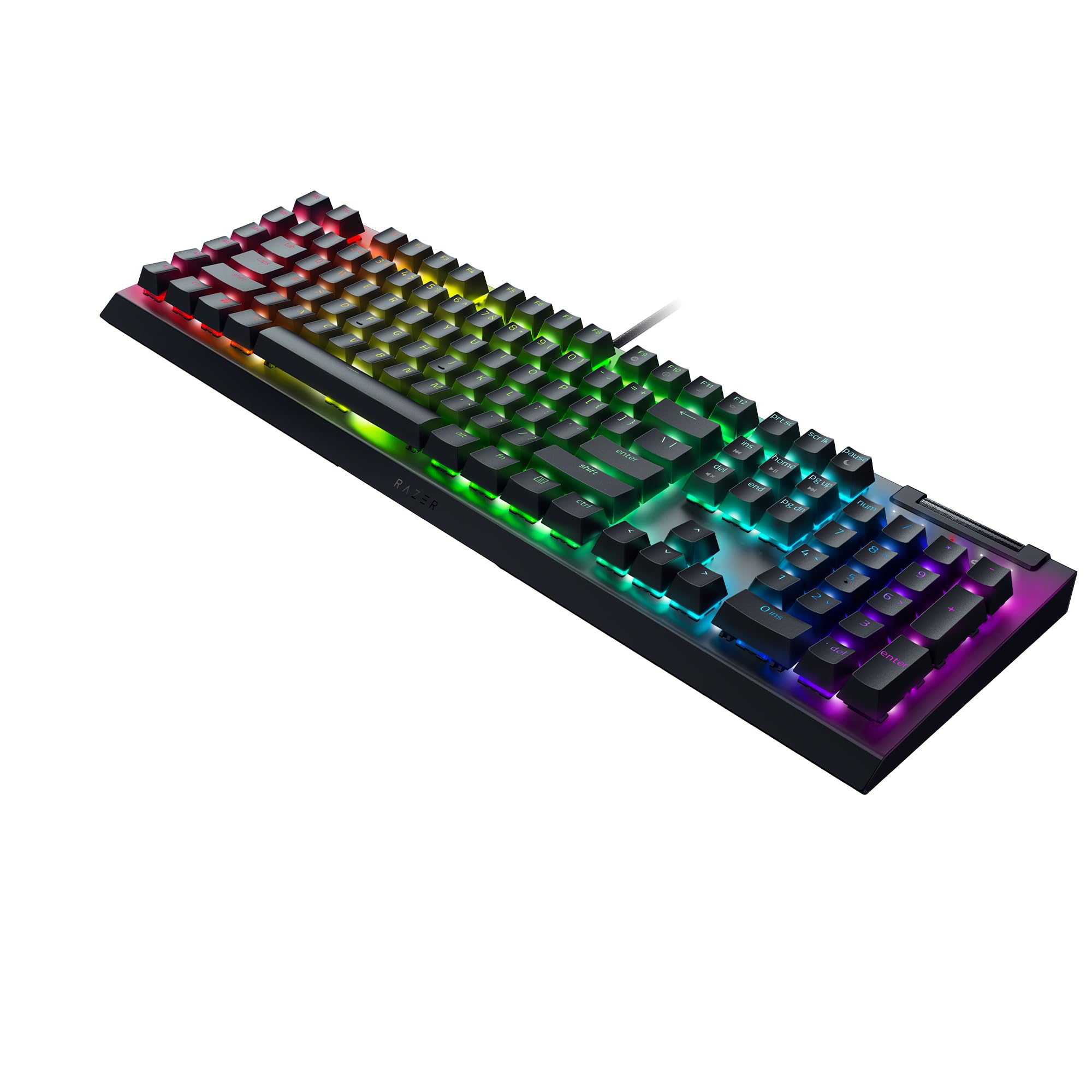 Razer BlackWidow V4 X - Teclado mecánico Gaming (Switches mecánicos Amarillos, 6 Teclas Macro dedicadas, Teclas de ABS de Doble inyección, Chroma RGB) QWERTY Teclado ES | Negro