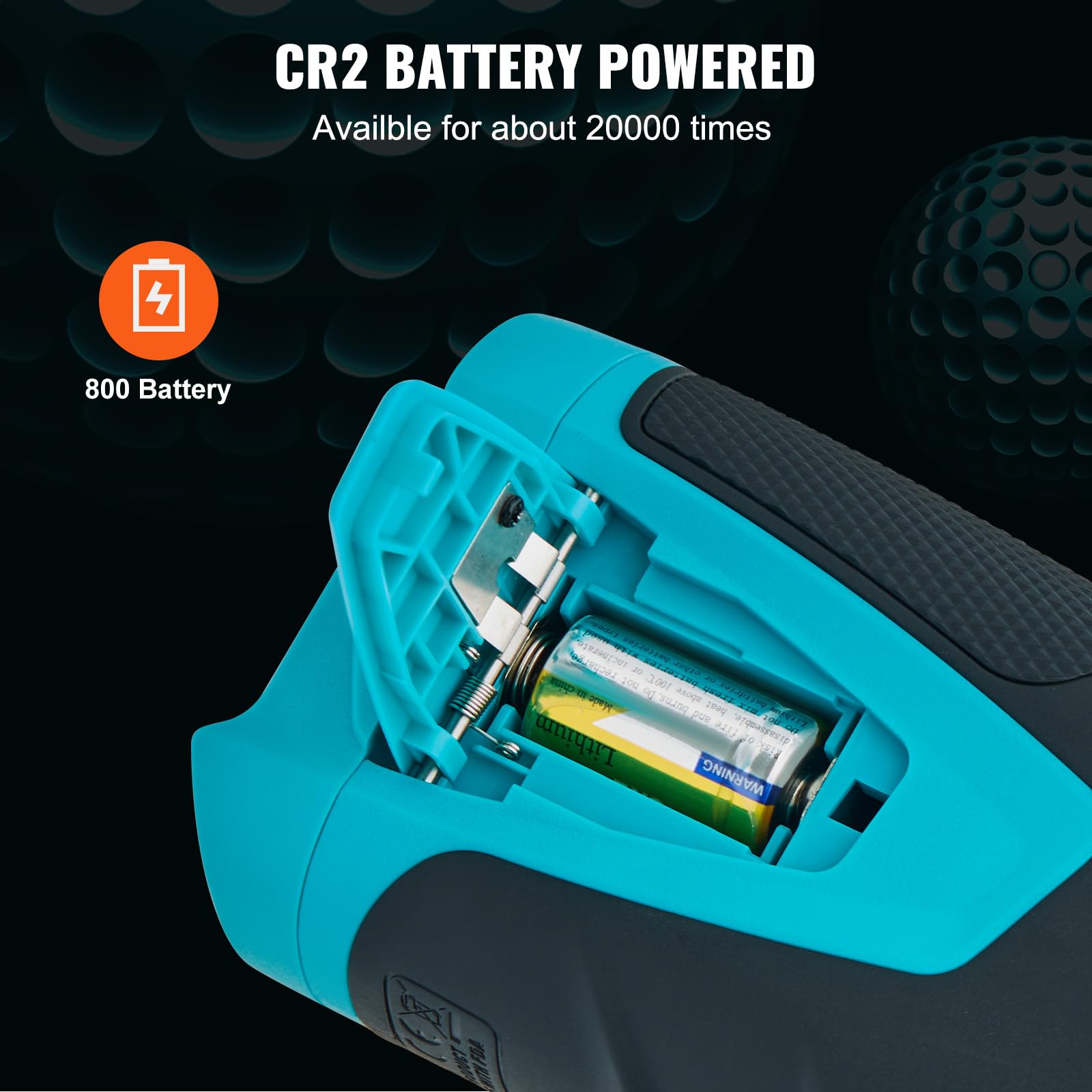VEVOR Télémètre Chasse/Golf 819 mètres Télémètre Laser Précision ±1 m Grossissement 6X Viseur 22 mm avec Support Magnétique Compensation de Pente Verrouillage du Drapeau Équipement pour Golf Golfeur