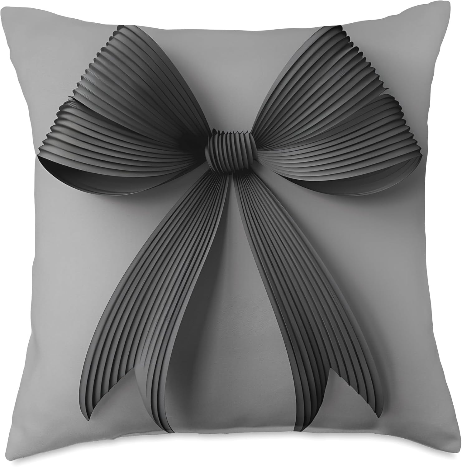 Minimalist Bow Design Collection Throw Pillow