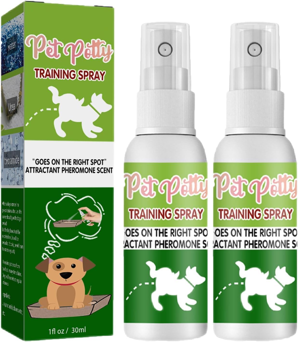Pet Potty Training Spray,Potty Training Spray,Dog Toilet Training Aid,Dog Training Spray For Indoor Outdoor Dog Attractant Spray Simple And Efficient Puppy Training Help Puppies Pee At Specific Place