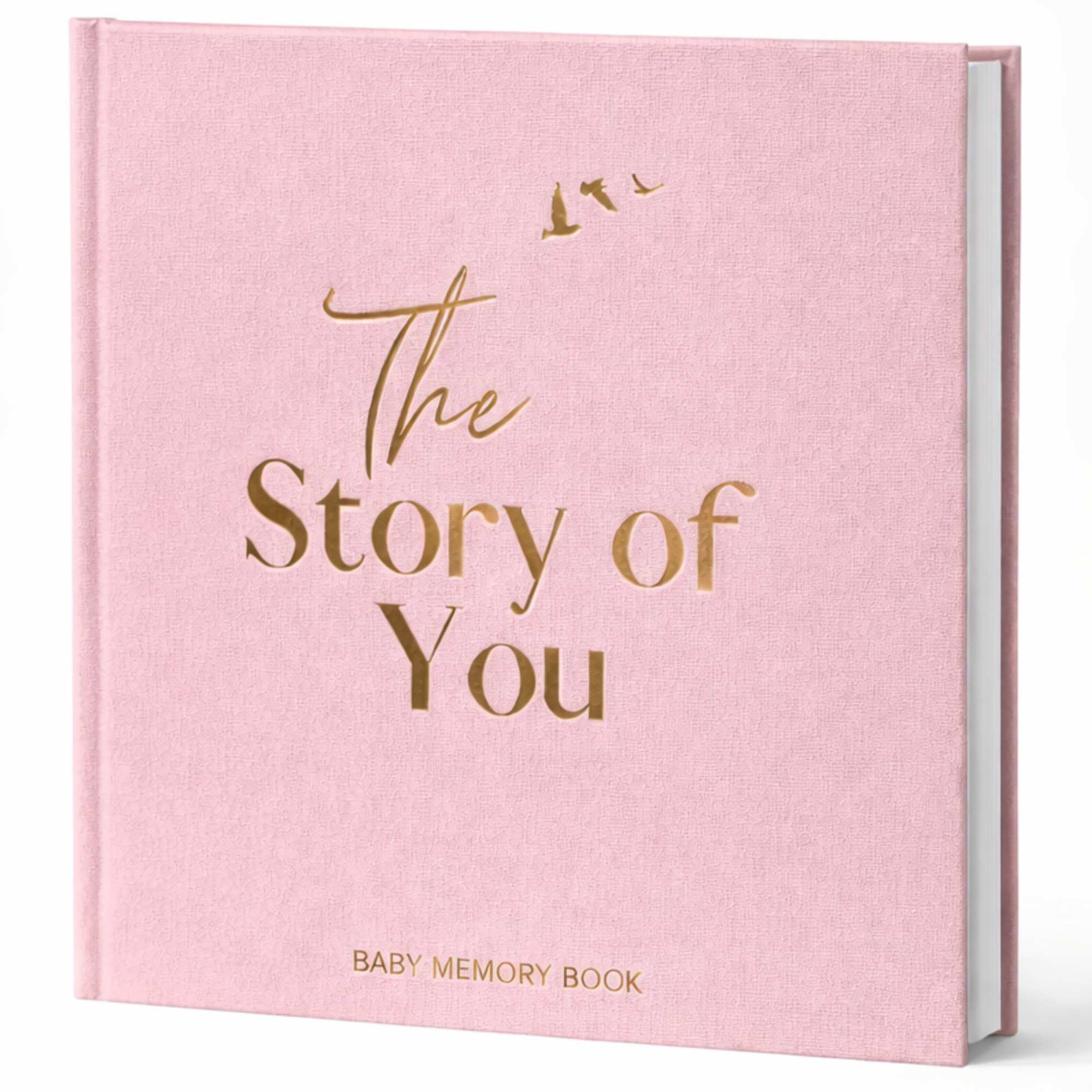Forever Lily Men's Pink Keepsake Memory Book For Baby Boy Or Girl Timeless First 5 Year Baby Book A Milestone Book To Record Every Event From Birth To Age 5 Gender Neutral Journal Scrapbook Photo Album (Pink)