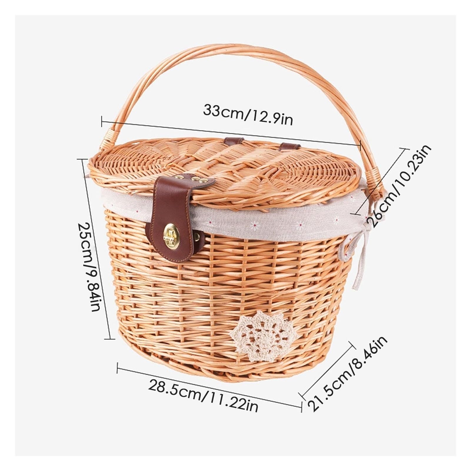 Panier De Rangement Pour Vélo Pour Enfants - COLAXI - Portable Réglable Amovible - ABS - Noir