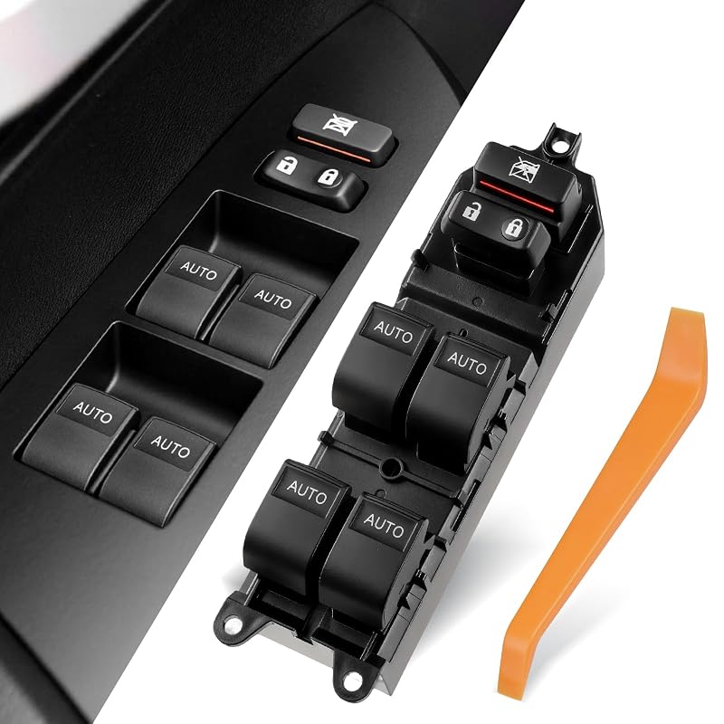 Interruptor do vidro elétrico do motorista Forccord para Toyota Tundra 2007–2021 – 1 unidade