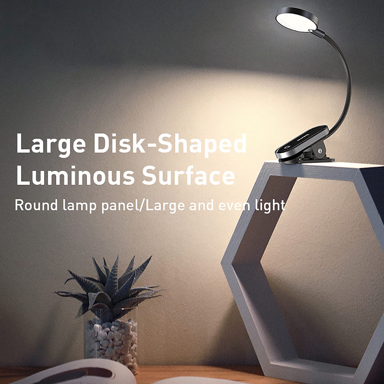 Light LUMIÈRE USB USB LED Rechargeable Mini Clip-on Lampe De Bureau Flexible Night Light Light Lampe De Lecture pour La Chambre À Coucher De Voyage