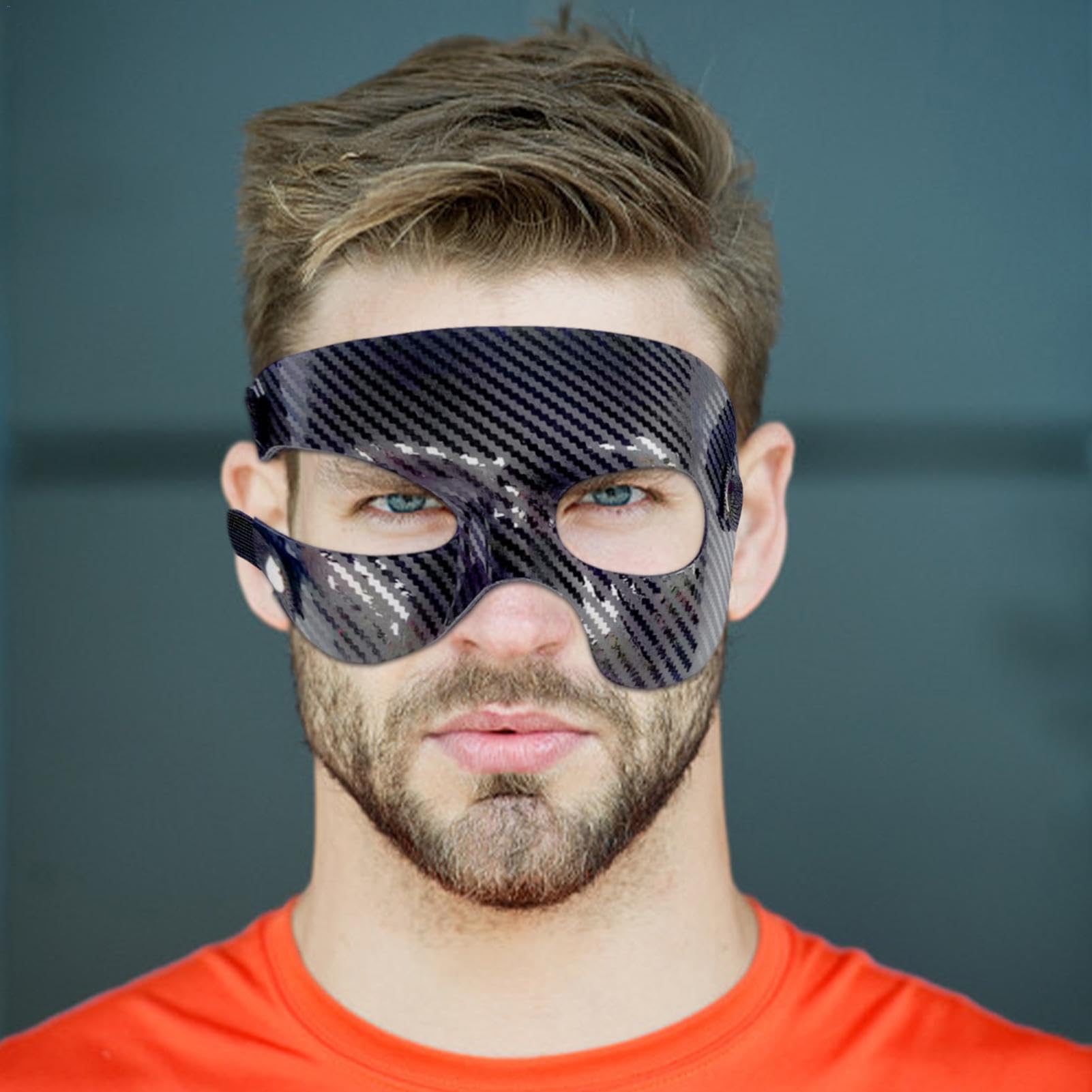 Masque De Protection Du Nez Pour Le Sport, Avec Sangle élastique Réglable, équipement Anti-Collision