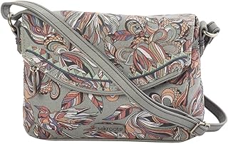 Sakroots Pacific Mini Crossbody (Grey Treehouse)