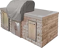 Vista 9 de Covermates Funda integrada para parrilla, poliéster resistente, resistente a la intemperie, dobladillo con cordón, parrilla y calefacción, 30