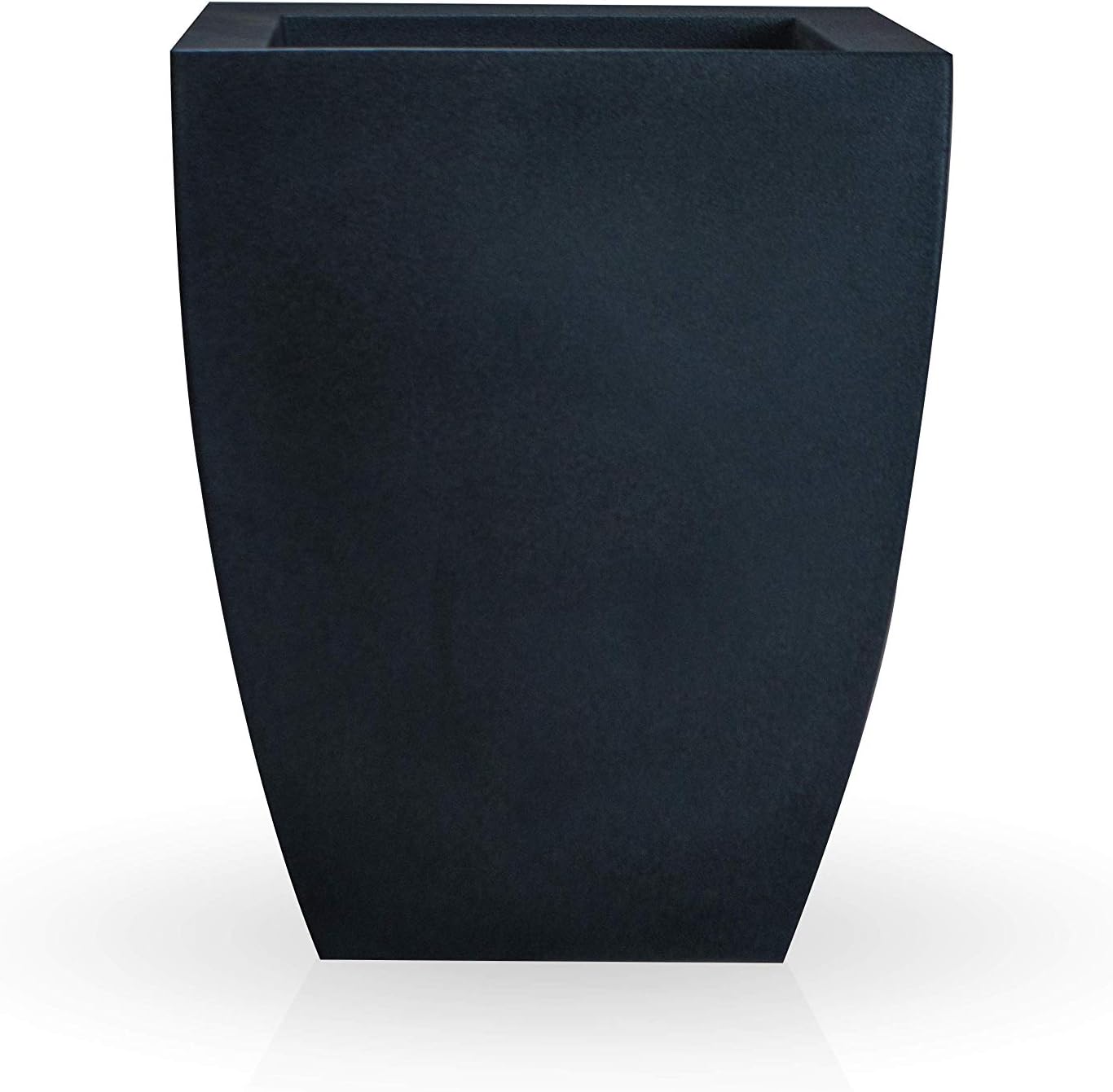 Large 100% Recyclable Polyethylene Resin Curved Conical Planter 55 x 70 cm, Granite Colour