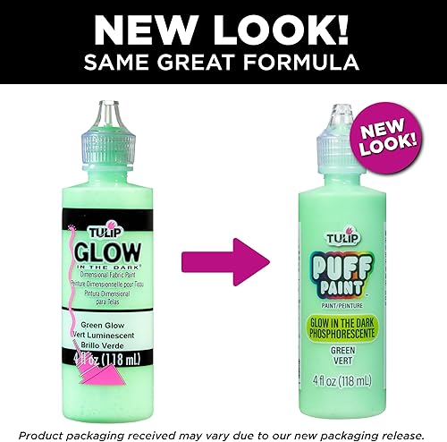 Miniatura 140 de Tulip pintura en relieve para tela 4 onzas Morado brillante