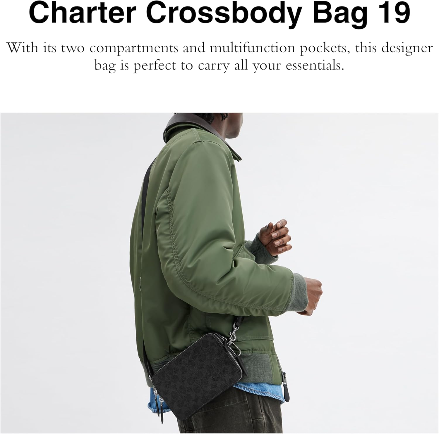 Charter Crossbody 19 in Signature - Image 2