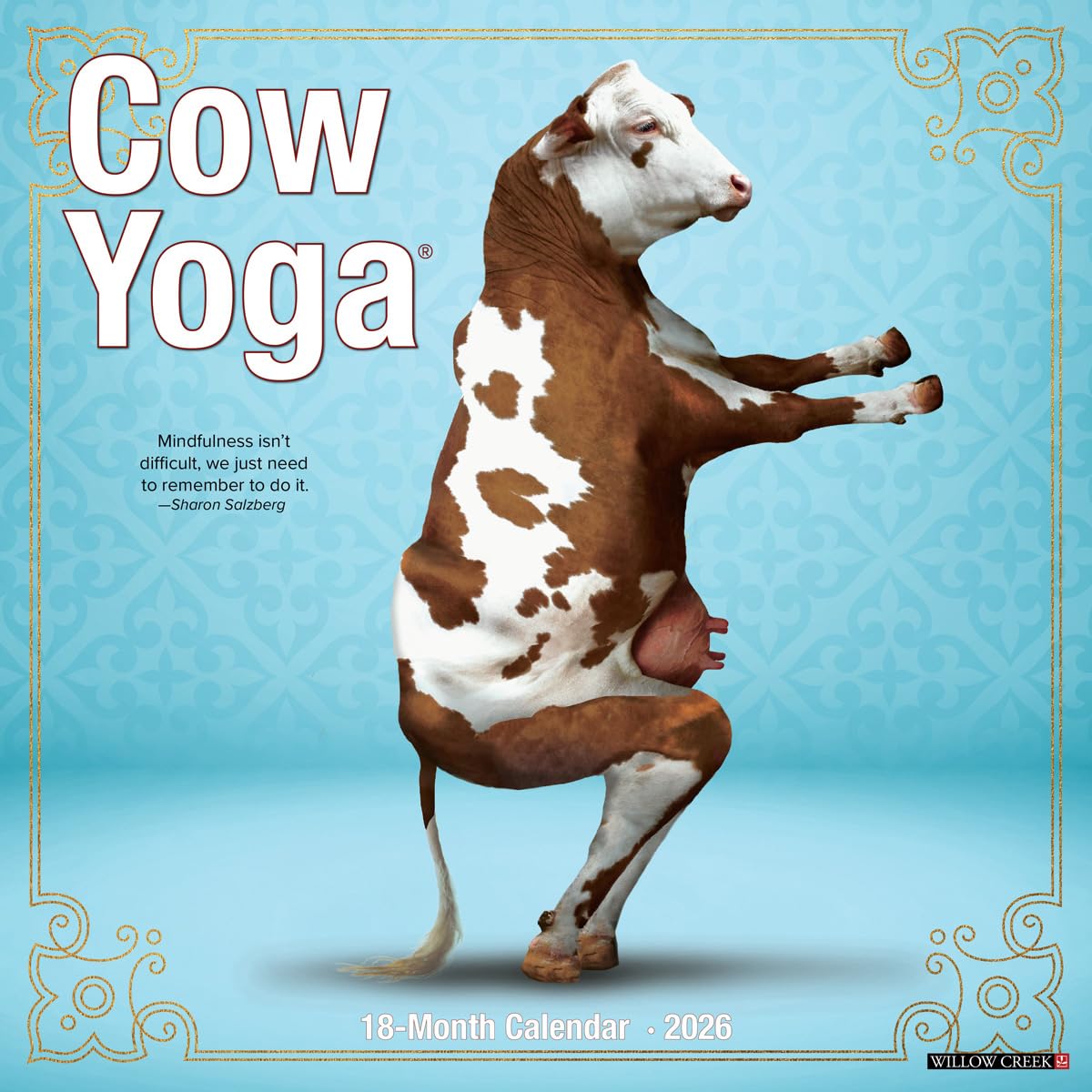 Cow Yoga Calendar 2026
