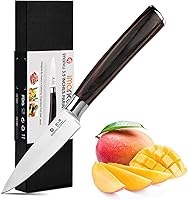 imarku 3.5 Inch Paring Knife - Japanese High Carbon Stainless Steel, Razor-Sharp Blade, Ergonomic Pakkawood Handle for Precision Peeling