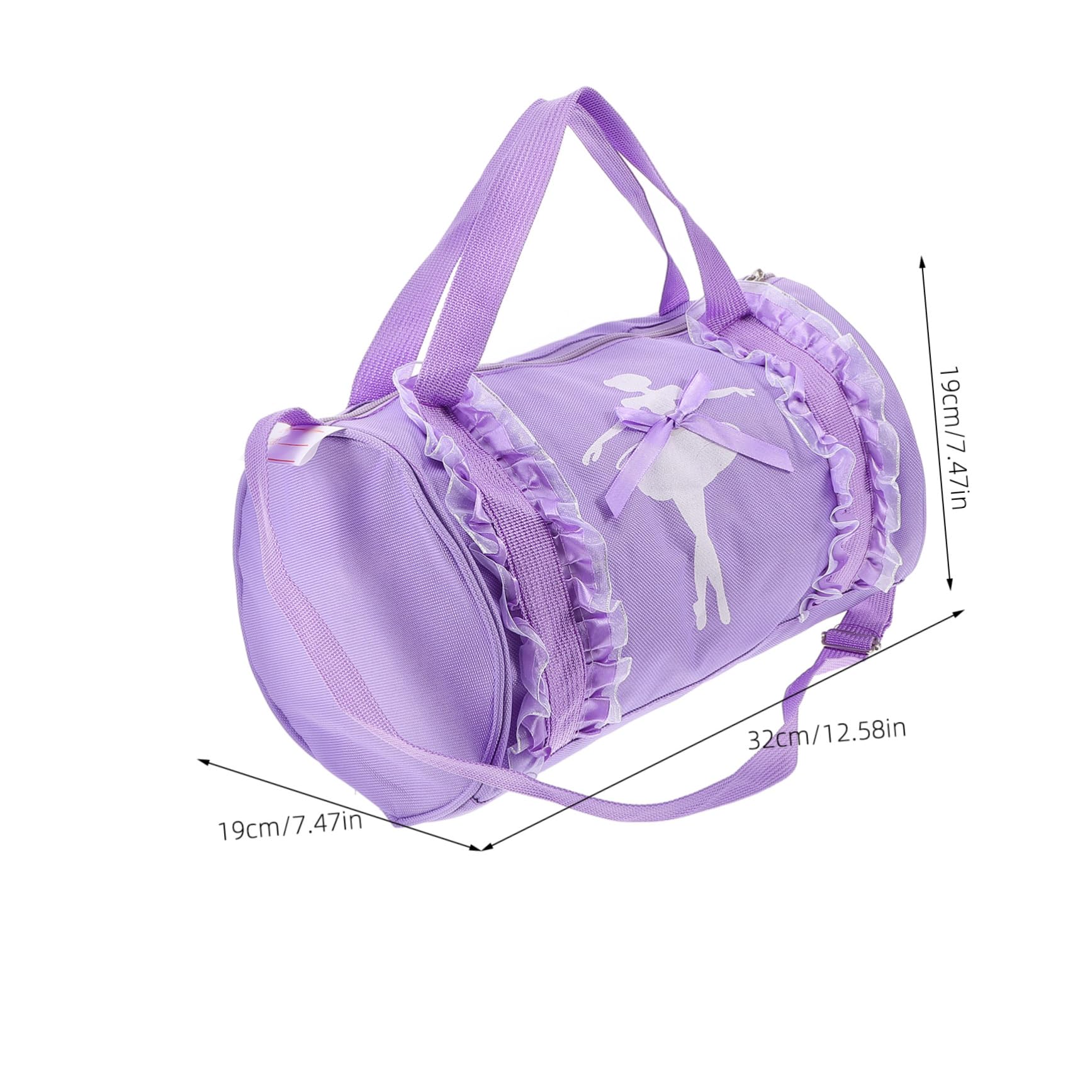 Healeved Dance Shoulder Bag for Girls Toddlers Girls Dance Bag Adjustable Strap Ballet