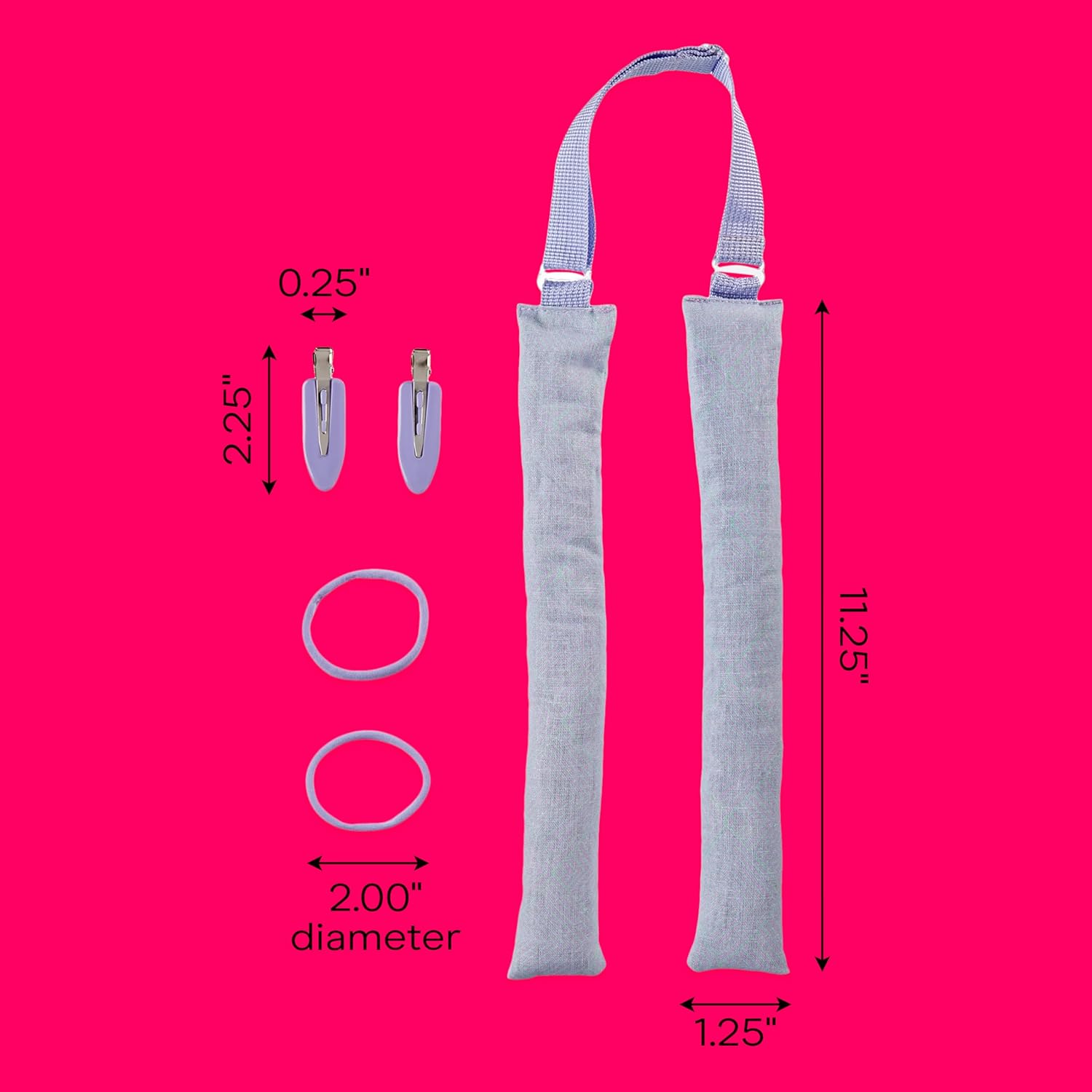 Conair エクストラロング電子レンジローラー - 女性用カーラー - ヘアカーラー - 女性用ヘアカーラー - カーラー - 電