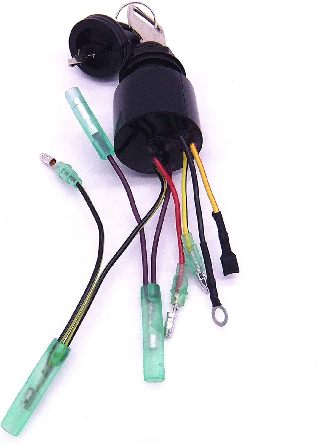 Boat Engine 87-17009A5 Ignition Key Switch for Mercury Marine Mercruiser Quicksilver Outboard Motors 3 Position Off-Run-Start