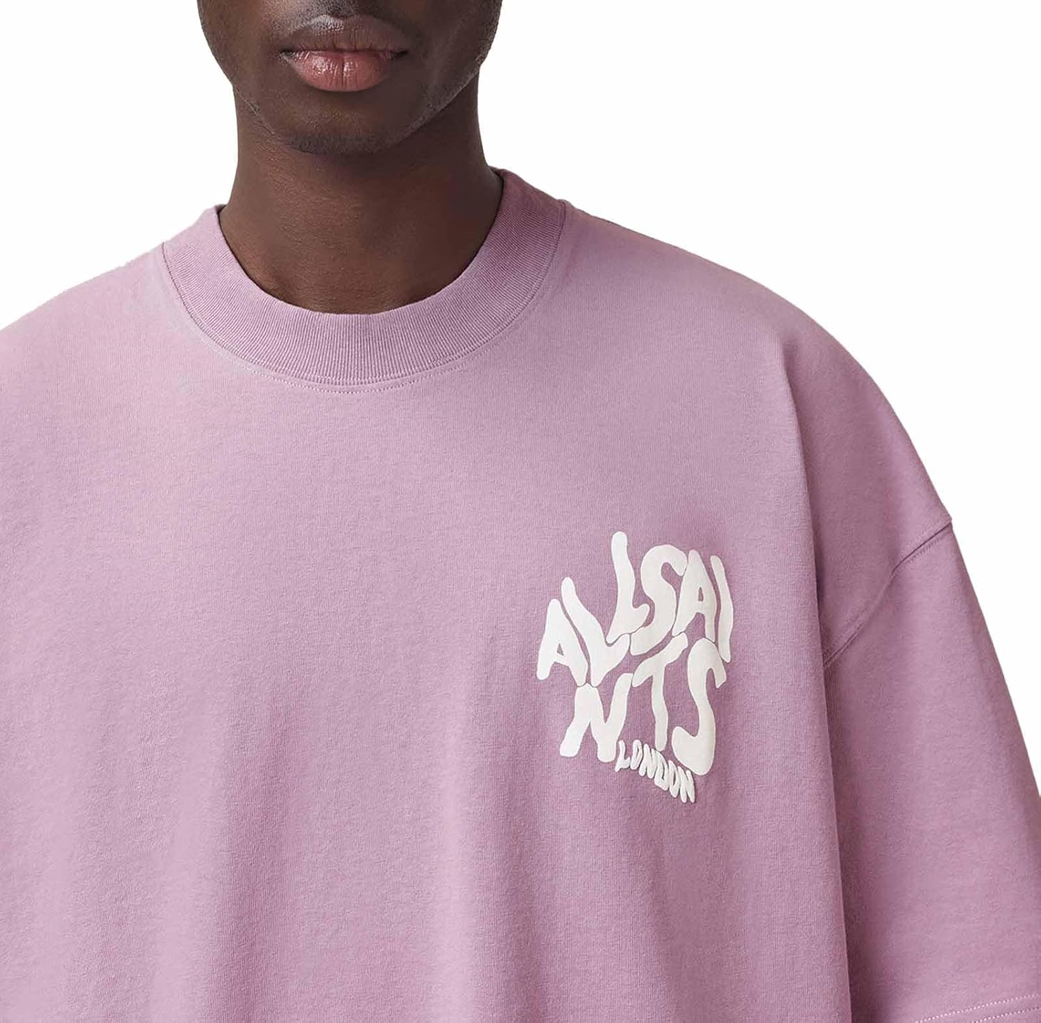 Allsaints Mens Orlando Ss Crew - Image 6