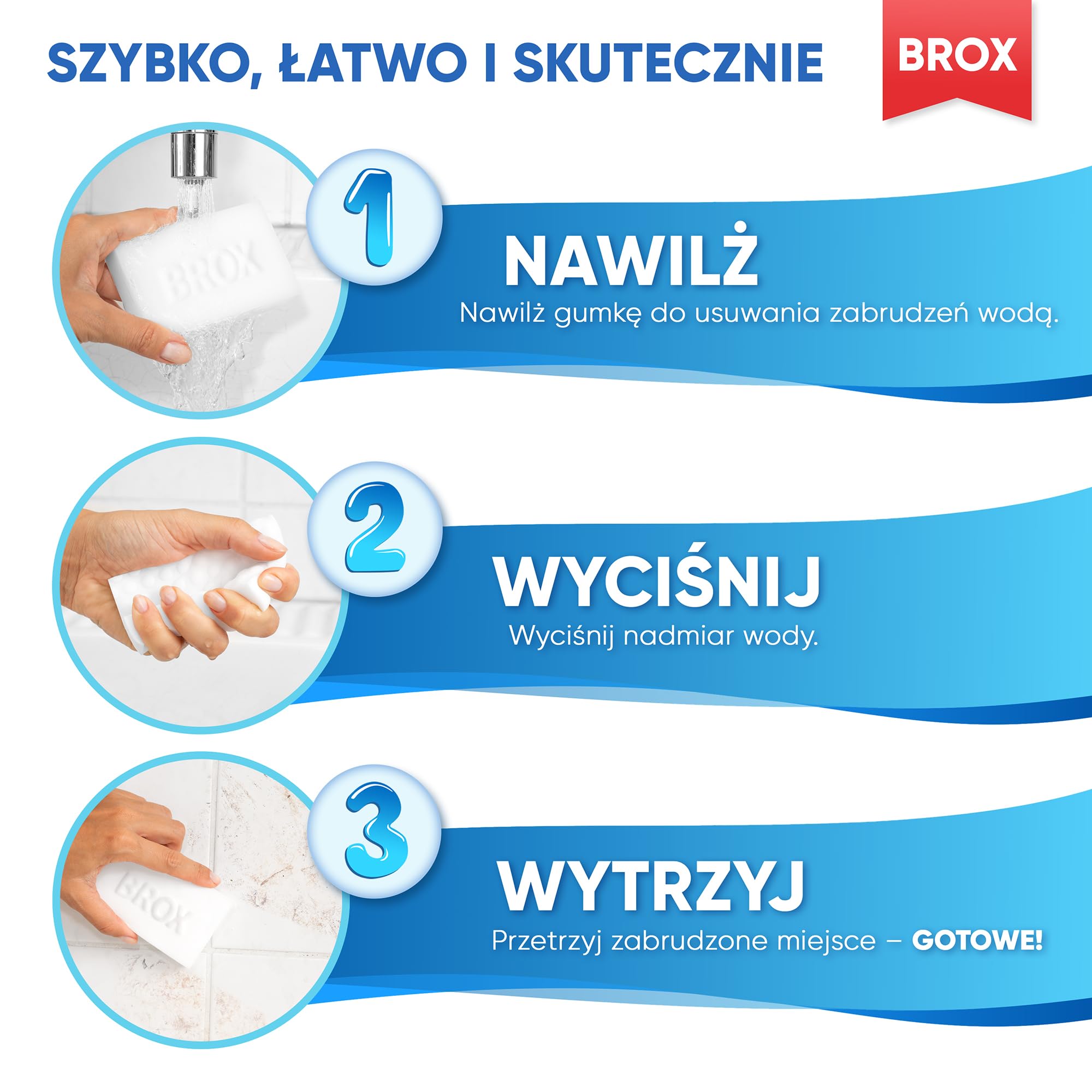 BROX® 18x Magiczna guma – Gąbki czyszczące – Guma do czyszczenia butów – Środek do czyszczenia butów – Magiczna gąbka do trampek, usuwa plamy i uporczywe zabrudzenia – Środek do usuwania plam