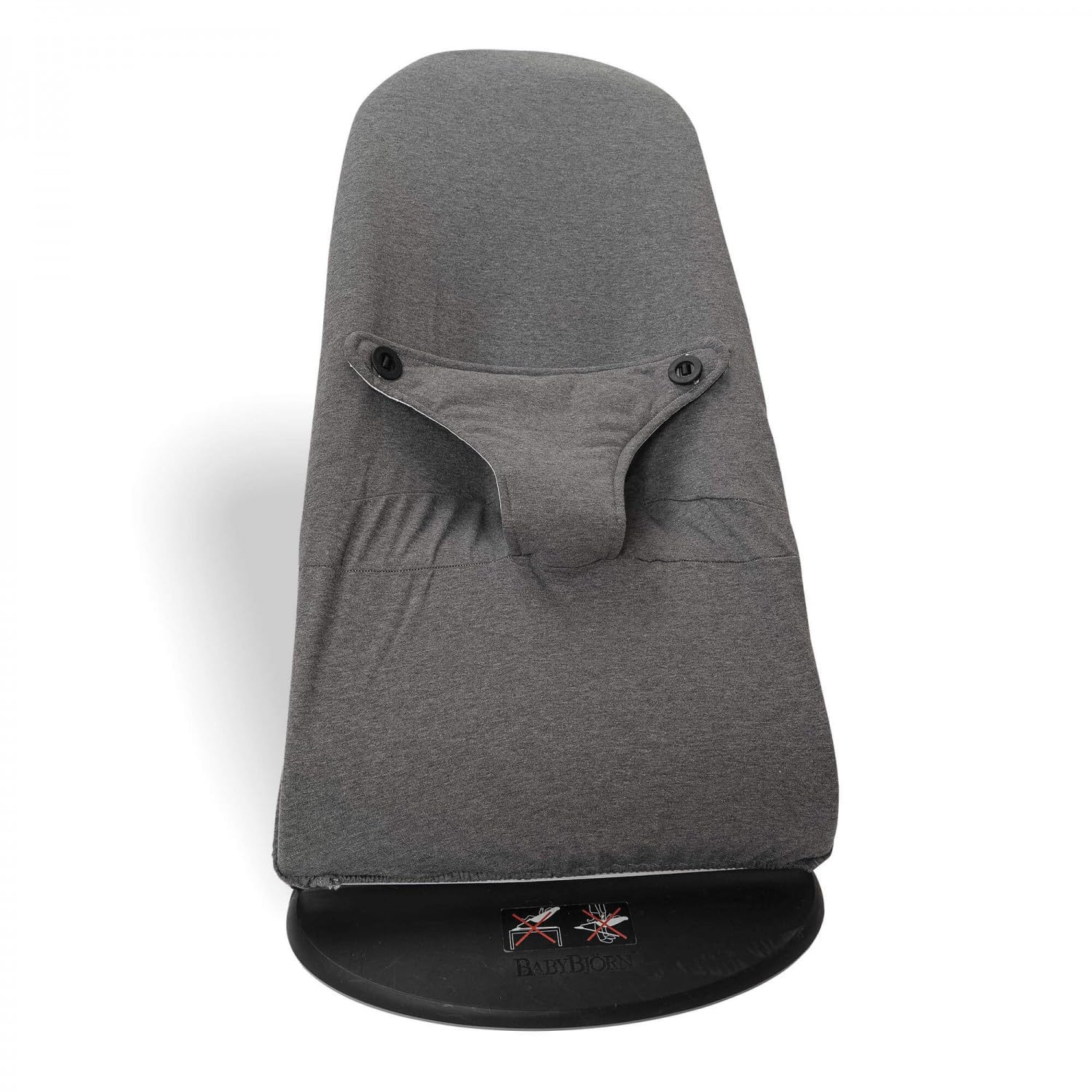 Hypo-allergenic, hypersoft and breathable cotton cover for BabyBjörn® Balance, Soft and Bliss Hammock (Anthracite)