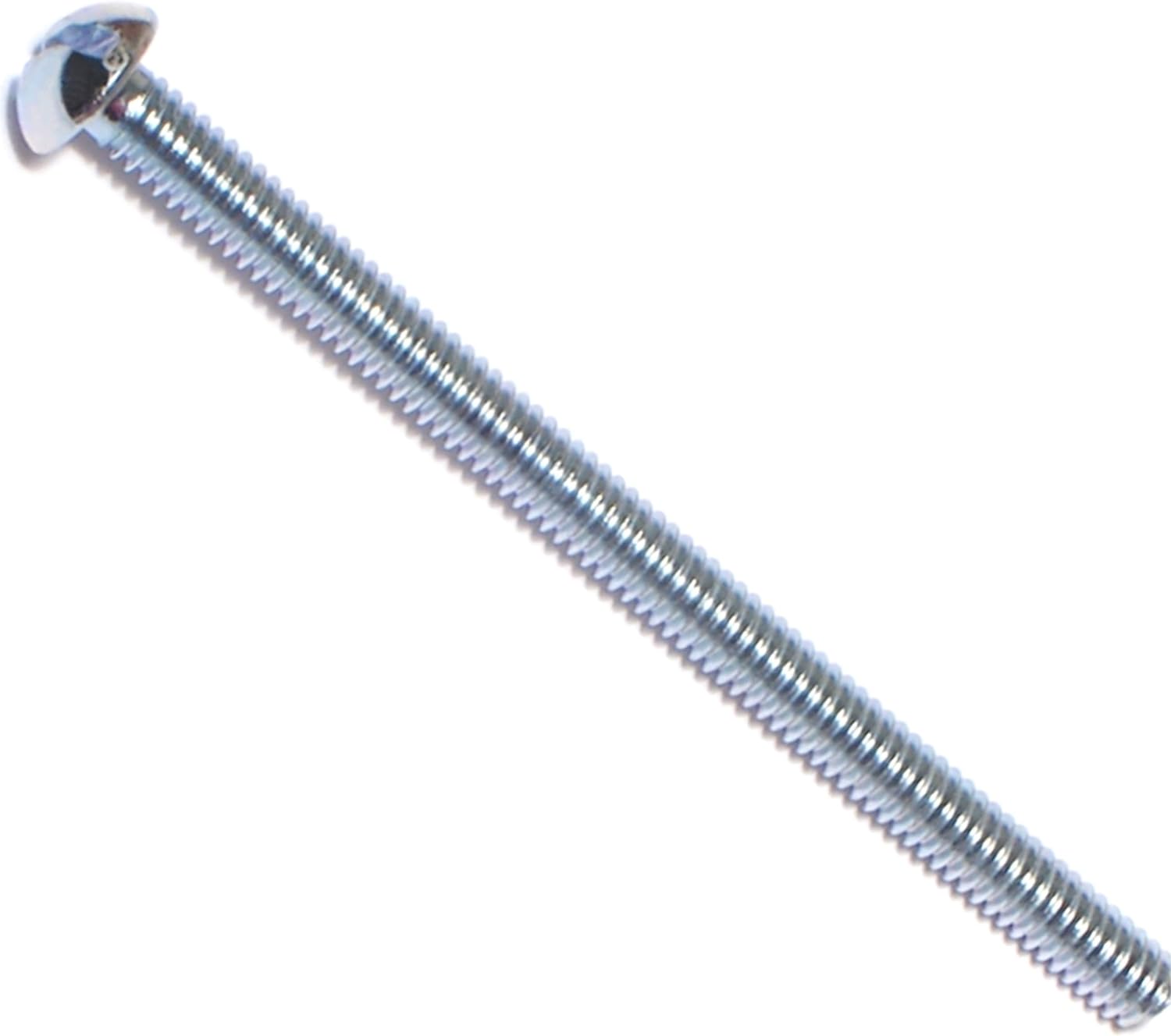 Hard-to-Find Fastener 014973316198 Slotted Round Machine Screws, 10-32 x 4, Piece-15,Zinc