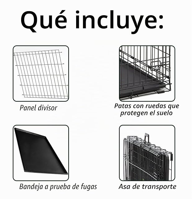 Foto 5 de 6 de MidWest Homes for Pets - Jaula Medium Ovation patentada de 76 cm para perros, de una puerta, plegable…