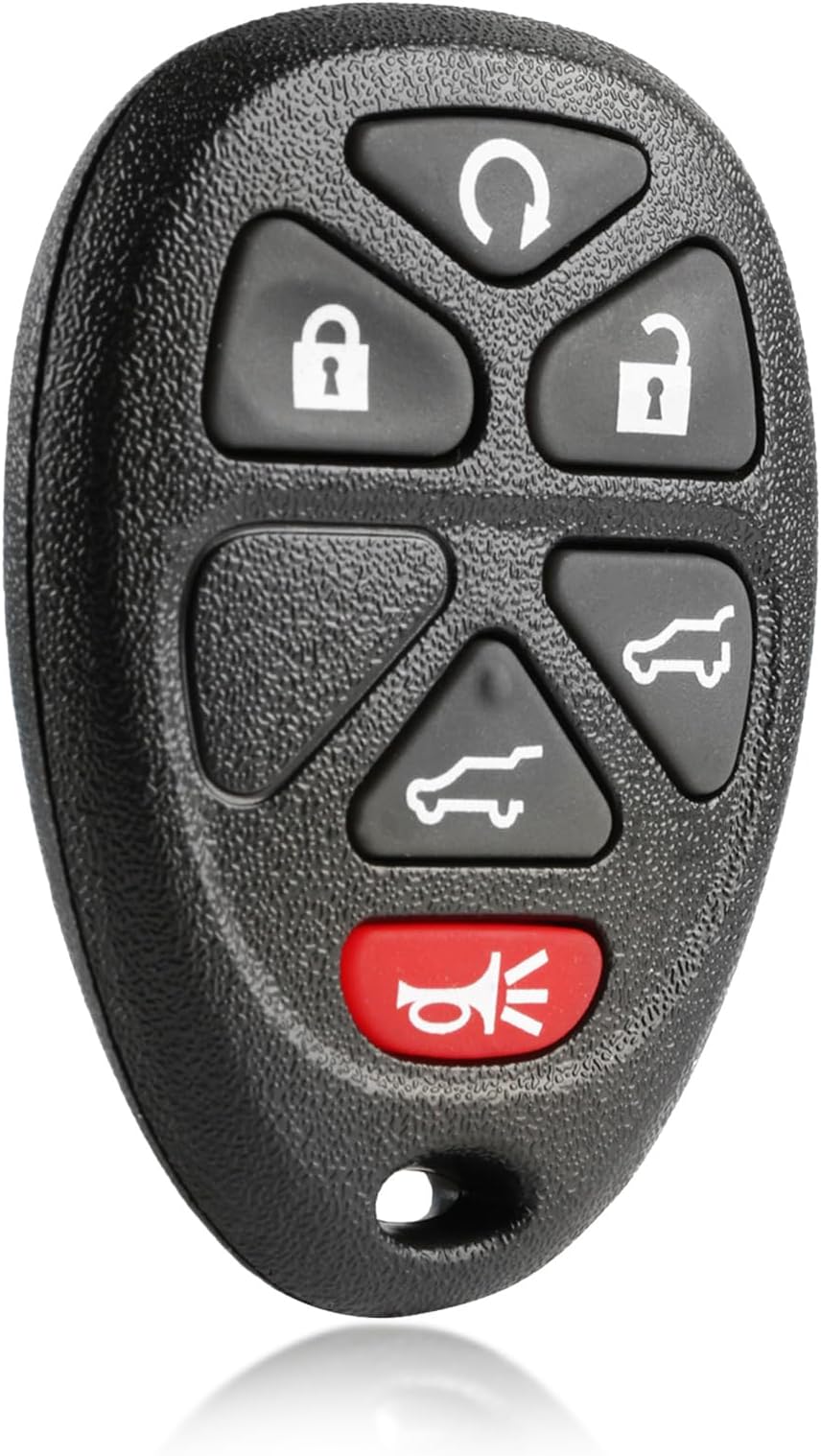 Car Key Fob Keyless Entry Remote fits 2007-2014 Chevy Tahoe Suburban / 2007-2014 Cadillac Escalade / 2007-2014 GMC Yukon (fits Part # 15913427, 20869057, 22756462)