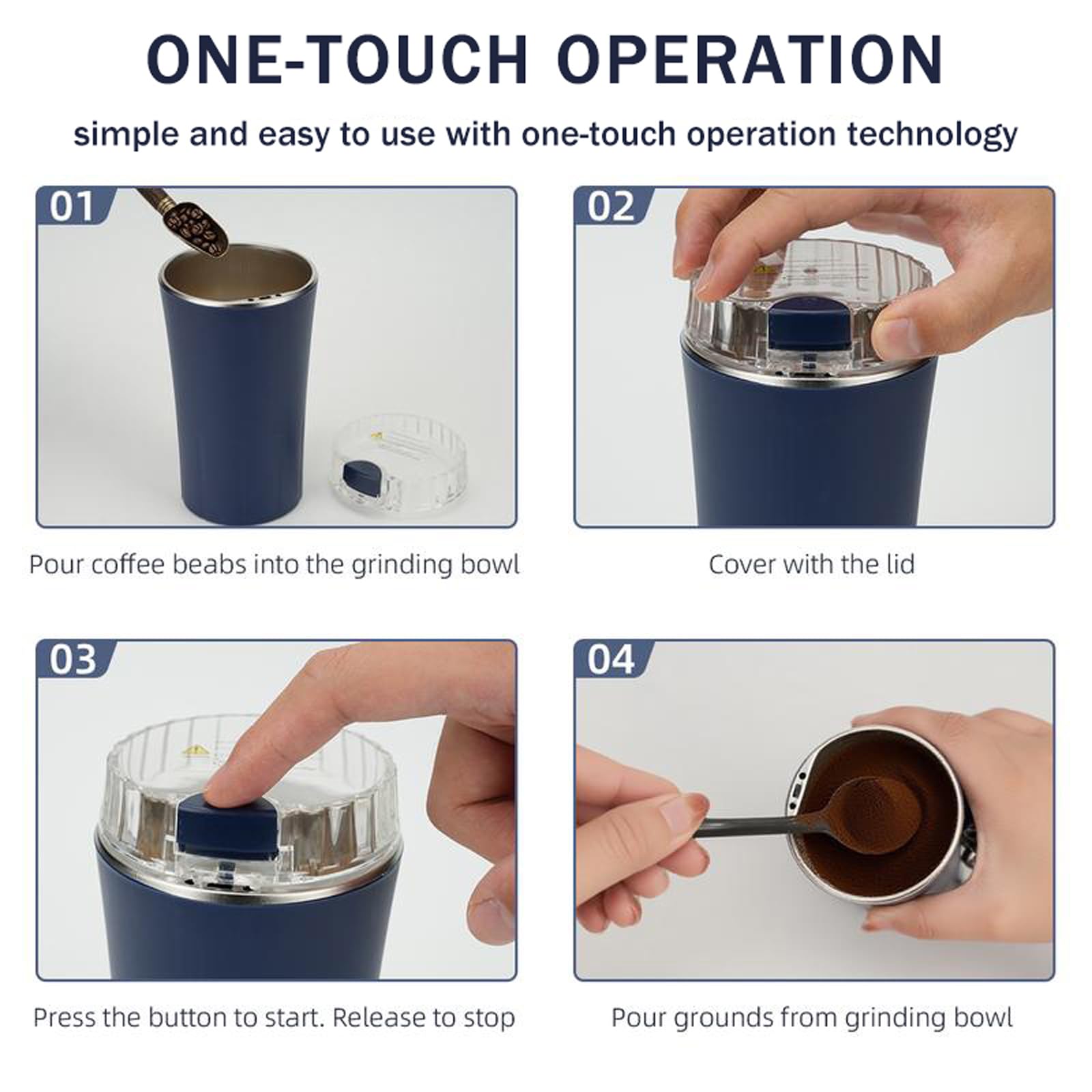 Electric Coffee & Spice Grinder - Undoria -5