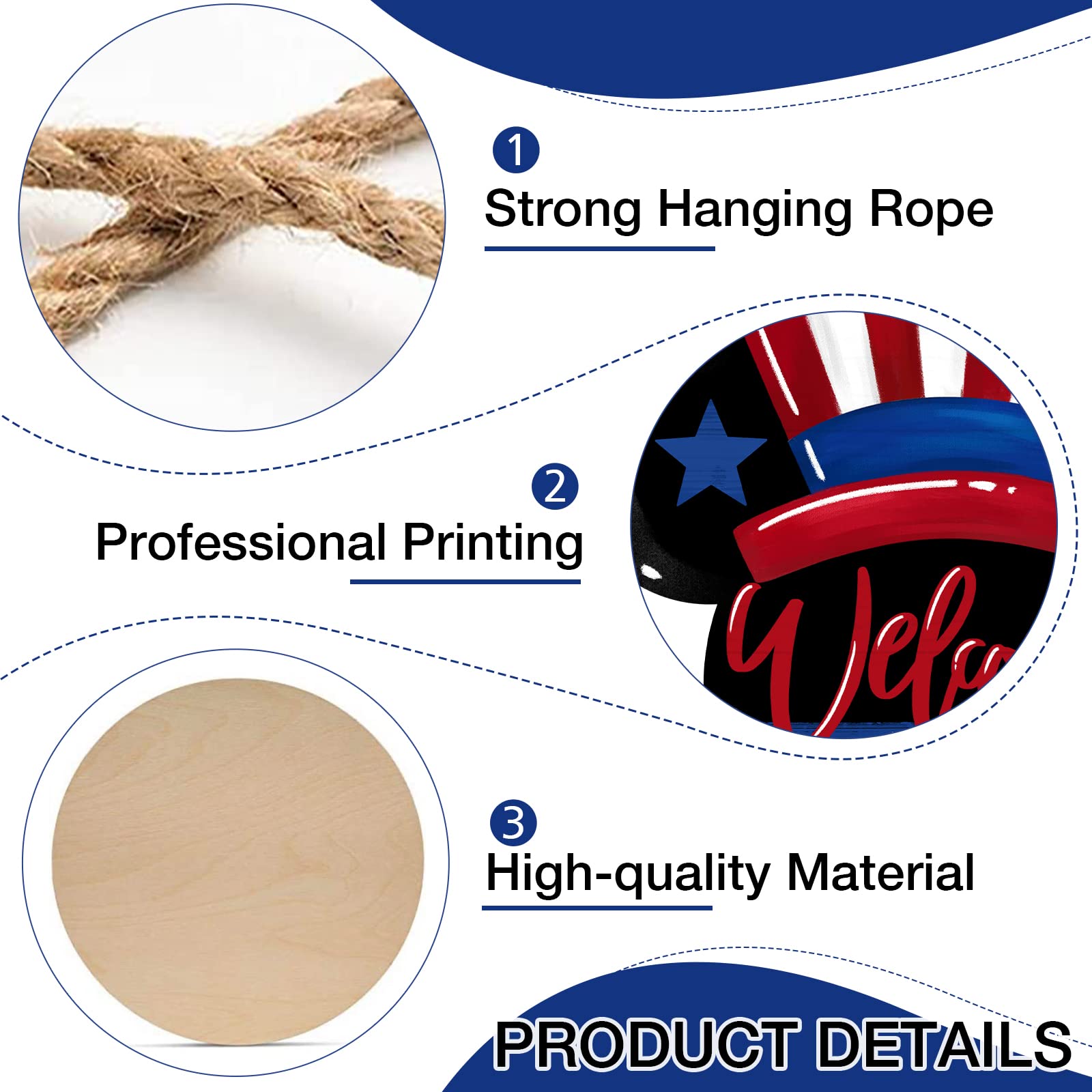 Covido Gartenflagge 4. Juli USA – Doppelseitig, 30,5 X 45,7 Cm, Wetterfest Aus Polyester-Jute