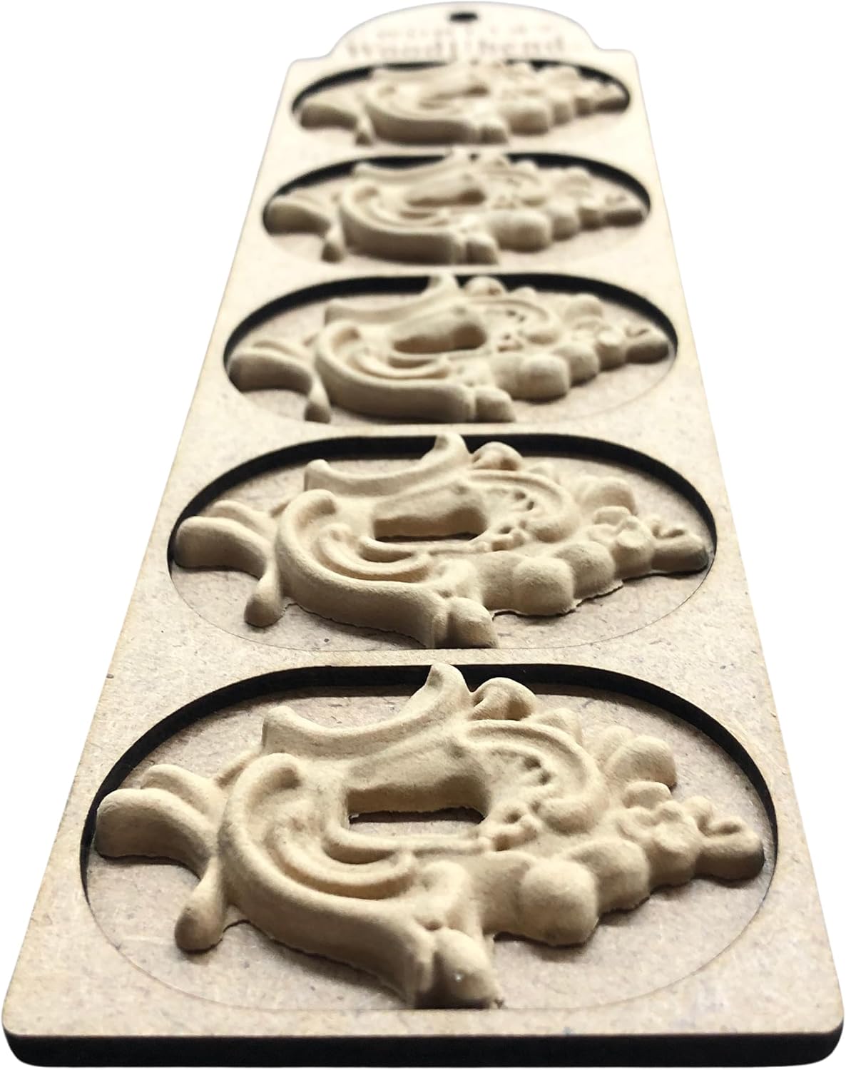 WoodUbend WUB1147 Lock Appliques - Heat Bendable & Flexible Wood Onlays 7x4.5cm - DIY Craft, Furniture & Home Decor - Easy to Apply & Paint - Versatile, Reusable & Decorative Decals (5 Pack)