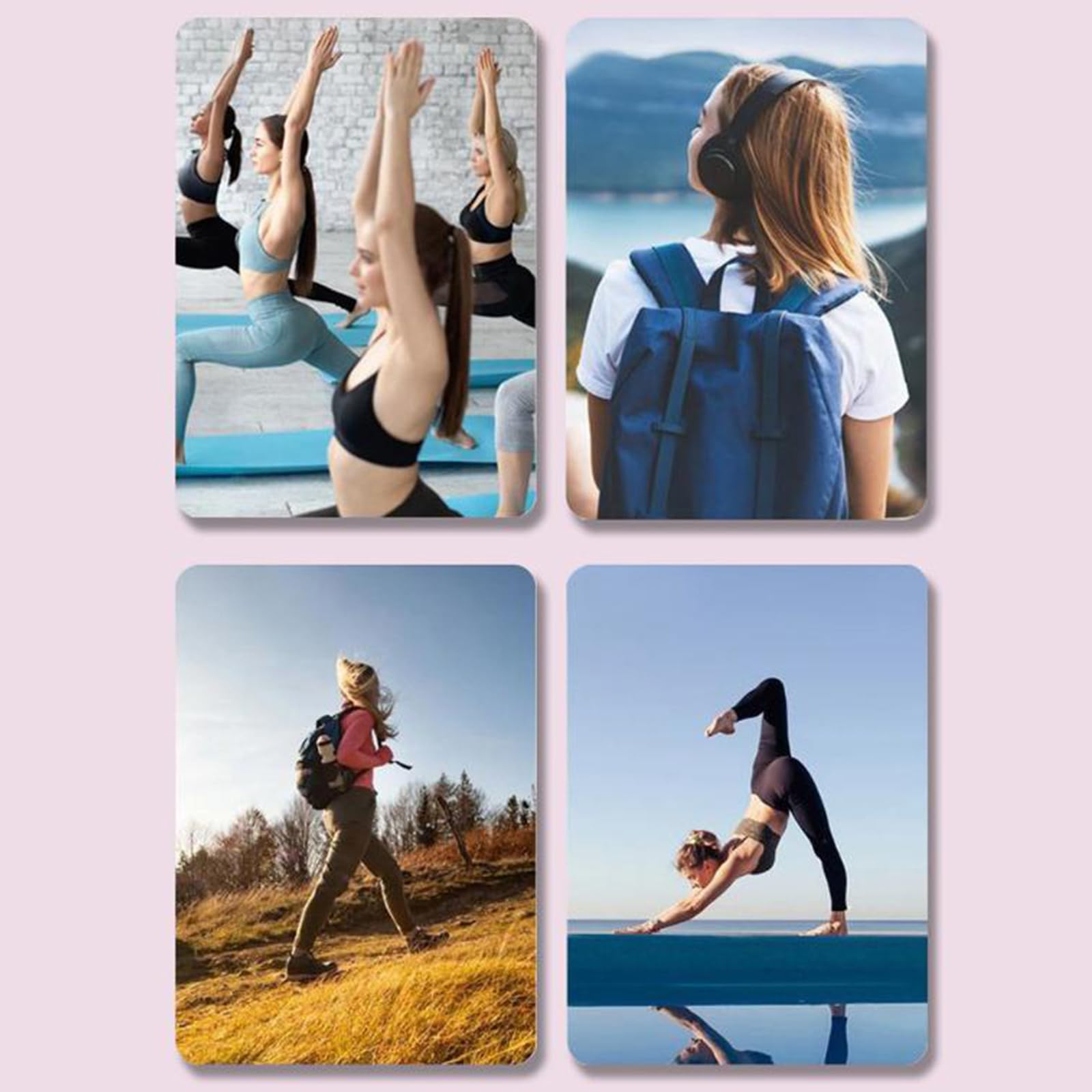 Tappetino antiscivolo pieghevole da palestra tappetini da allenamento fitness pilates tappetino da allenamento per donne sport fitness pad