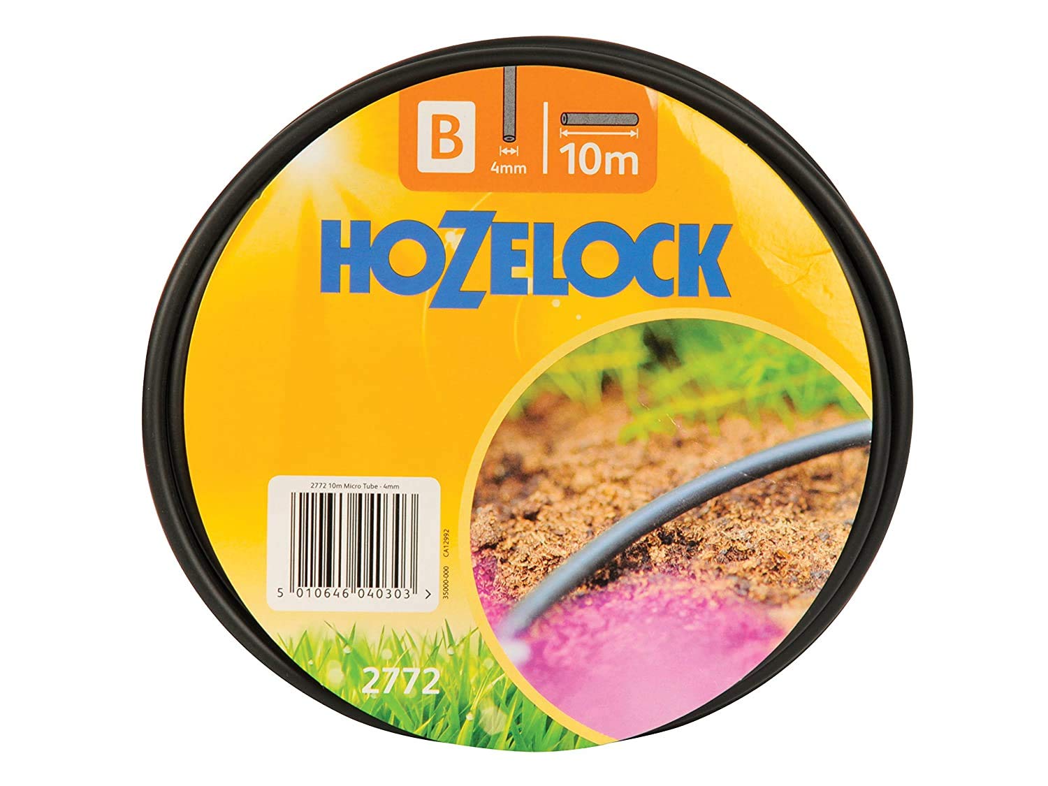 Hozelock Black Ltd 3 X Micro Tube 4Mm - 10M