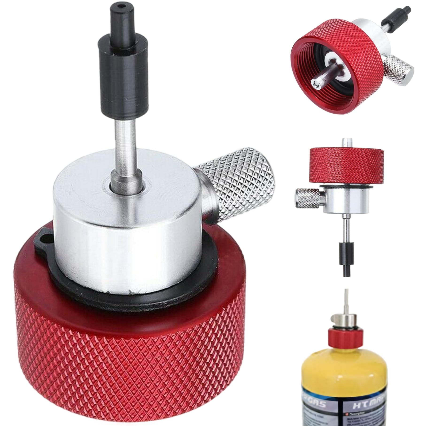 Adaptador de propano para gas verde T015 evita fugas conector inflable de propano de 4.5 * 3.6 * 3CM
