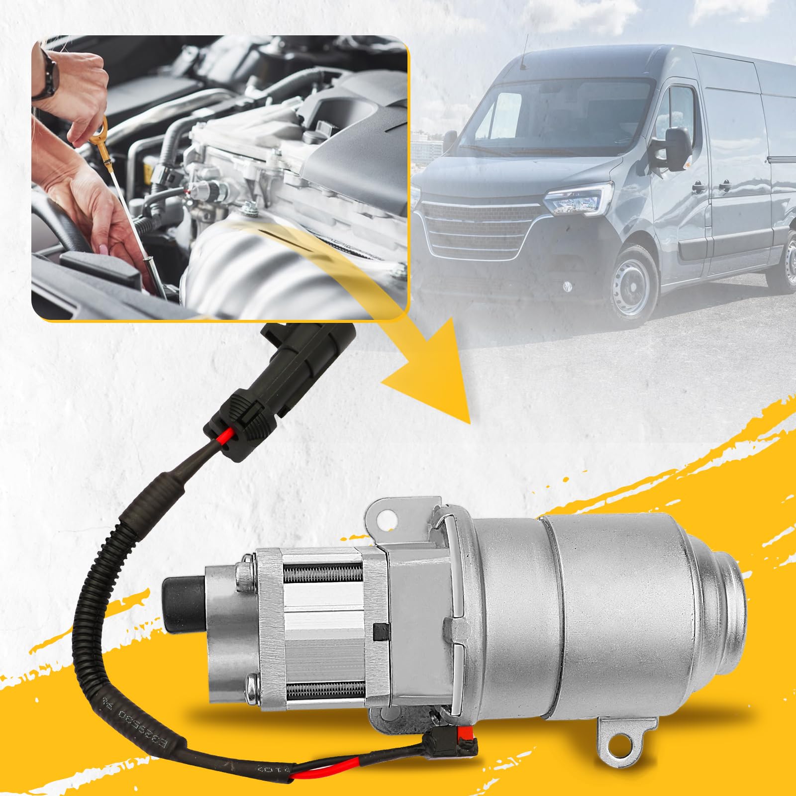 Pompe de transmission Auto-Tiptronic compatible avec Renault Master II compatible avec Opel Vivaro Movano, #7701047594 (embrayage pompe hydraulique)