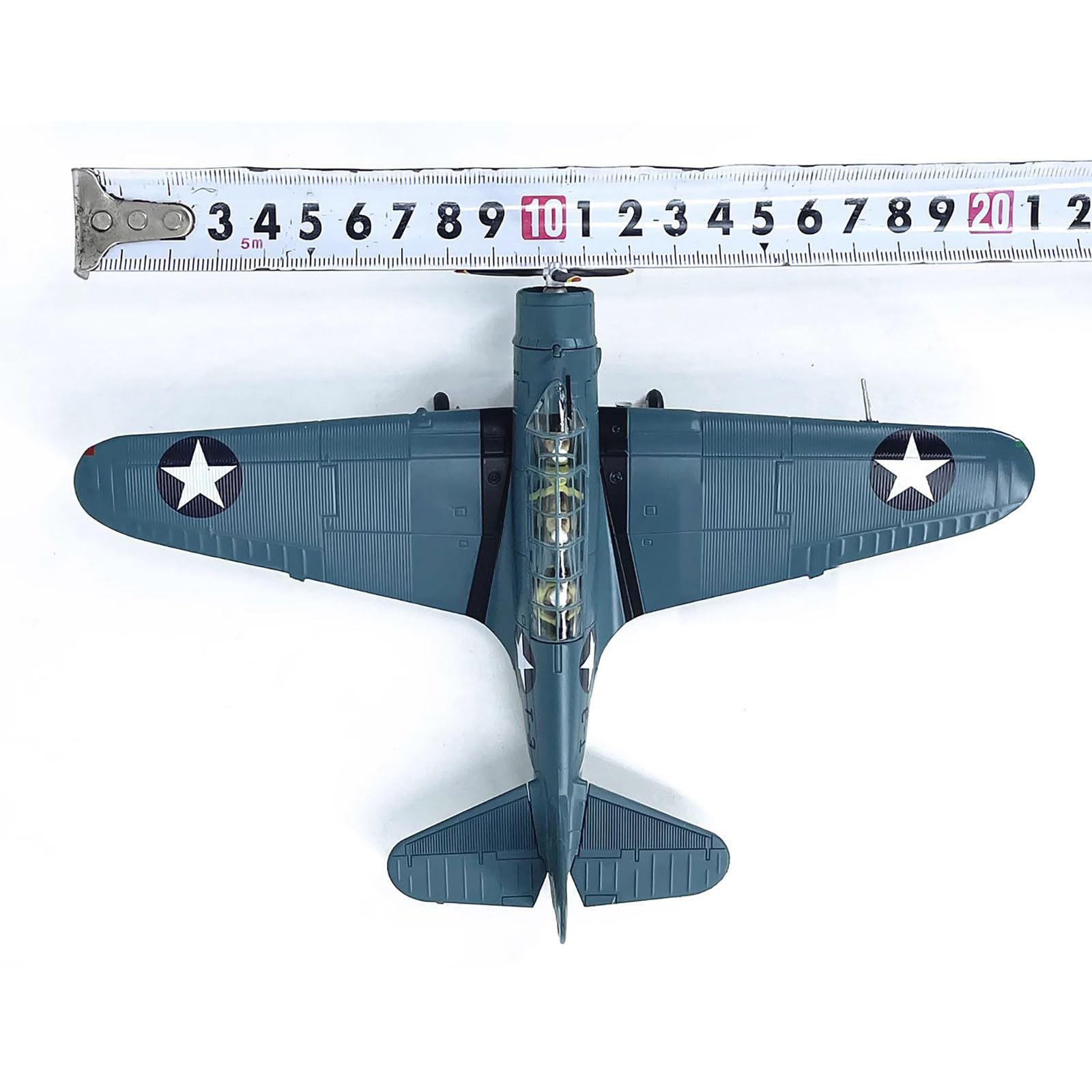 WANSUPYIN Alloy 1:72 WWII US Navy TBD Devastator Bomber Plane Model Airplane Model for Collection