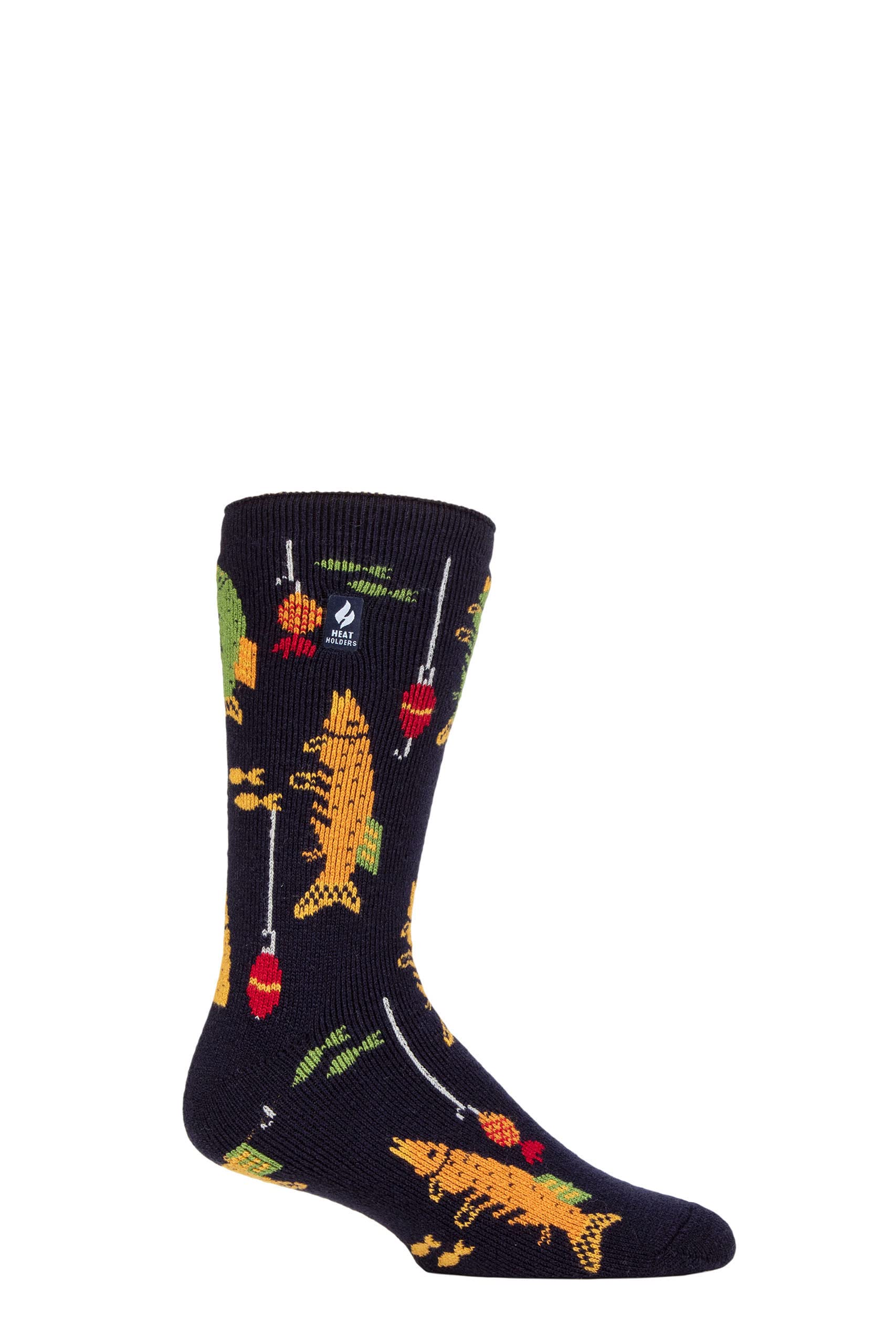 Heat Holders Men's Navy Fishing Sockshop 1.6 Tog Lite Hobby Thermal Socks Pack Of 1 6-11