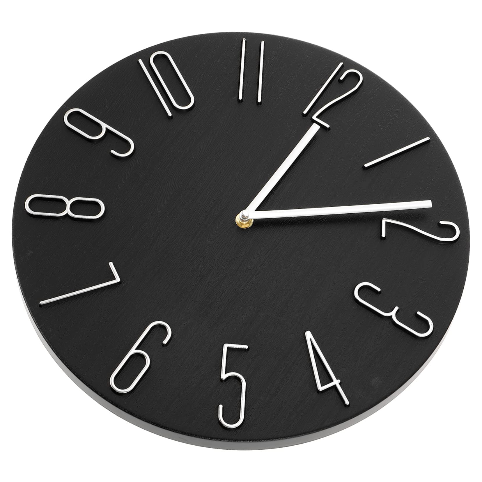 Horloge murale pour salon Cabilock ronde pour décoration intérieure
