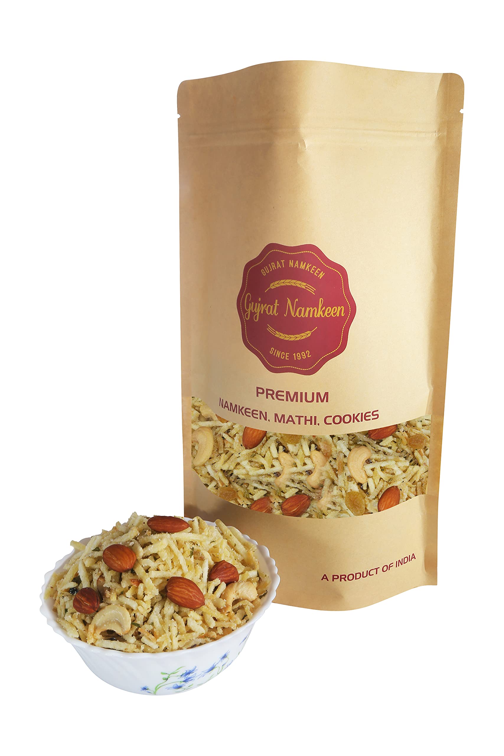 Gujrat Namkeen Dry Fruit Mixture Namkeen Lachcha | Bombay Lachcha | Khatta Mitha Mixture | 400 GRAMS Pack of 1 (B09CMMC847) Amazon Price History, Amazon Price Tracker