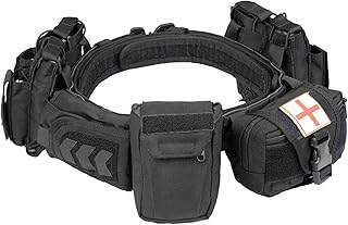 GZ XINXING Tactical Battle Belt 7 in 1 Law Enforcement Tactical Duty Belts Airsoft Utility Belt with Accessories Pouches - GZ XINXING